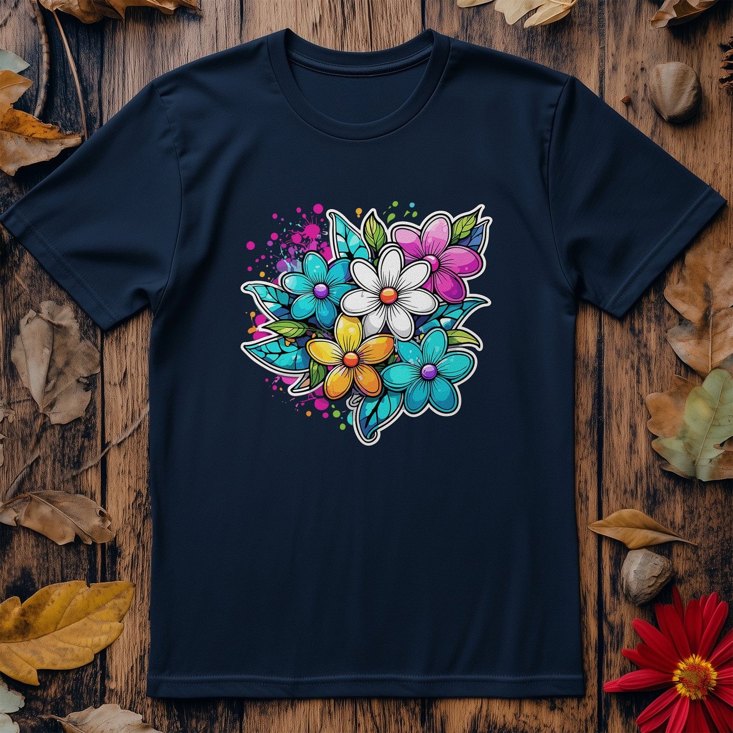 Flower39 T-shirt - Funny & Floral Fun!