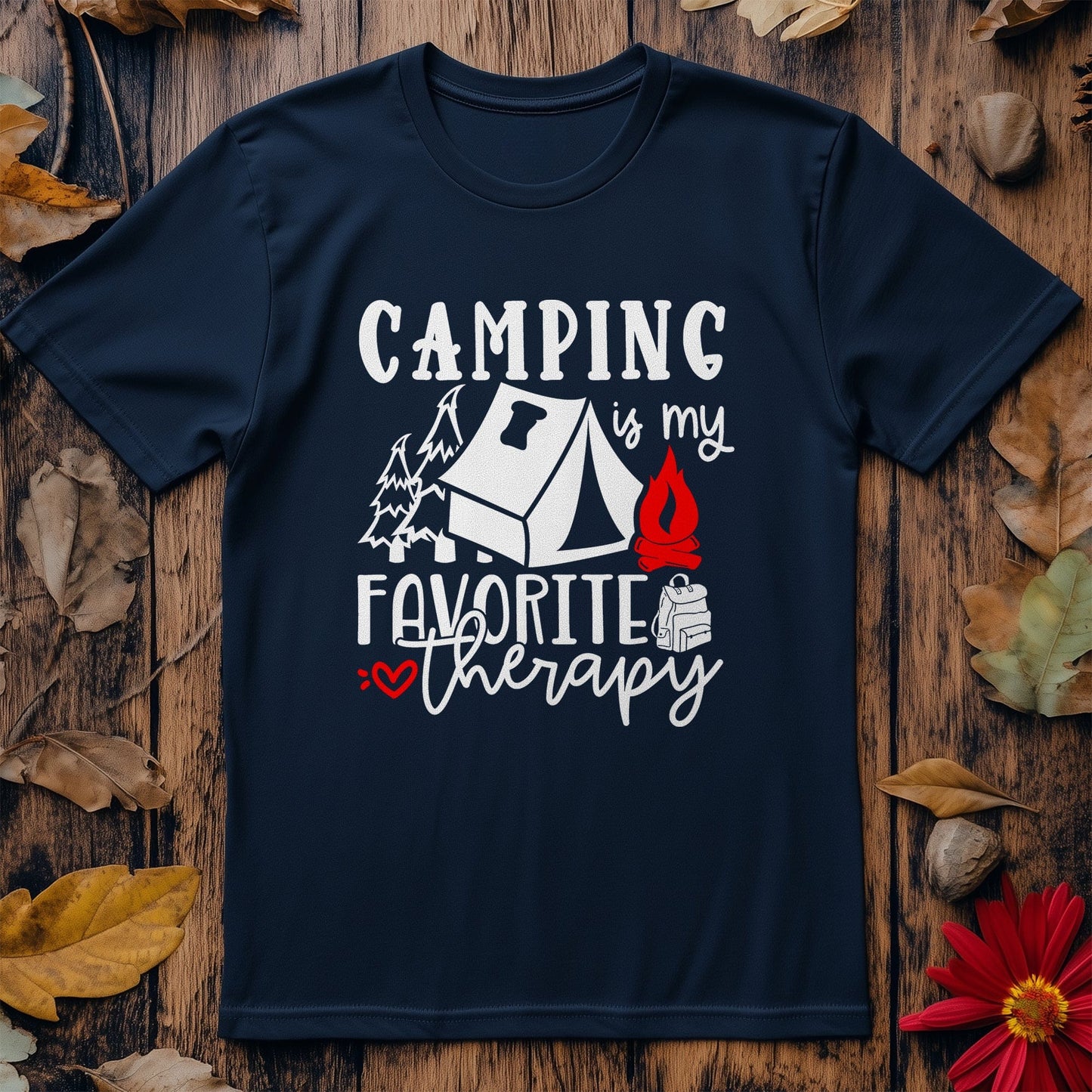 Camping Is My Favorite Therapy T-Shirt
