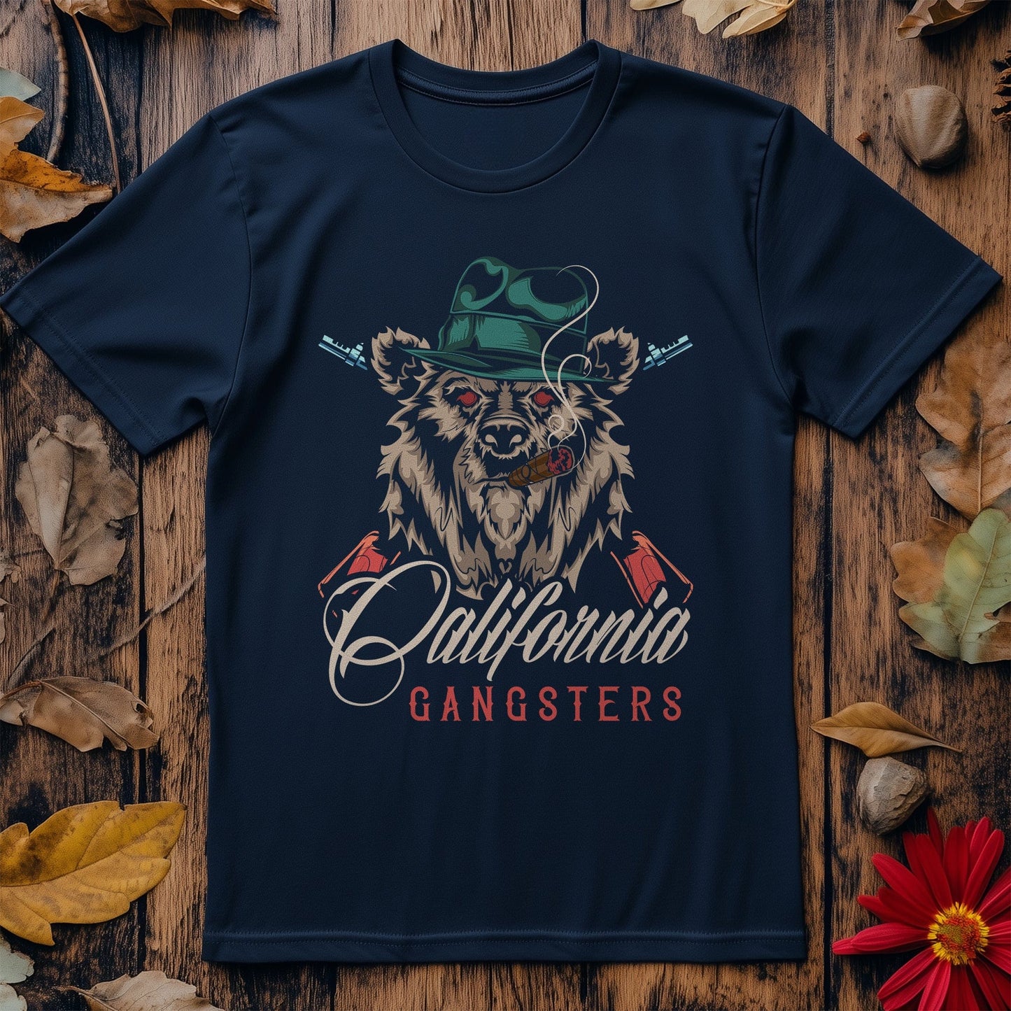 California Gangster Bear T-Shirt -
