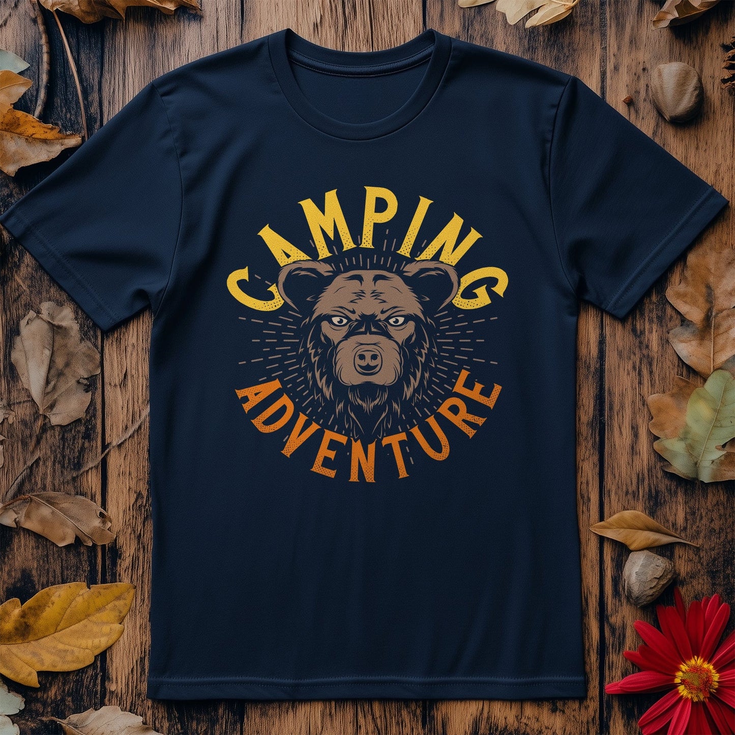 Bear Camping Adventure t-shirt