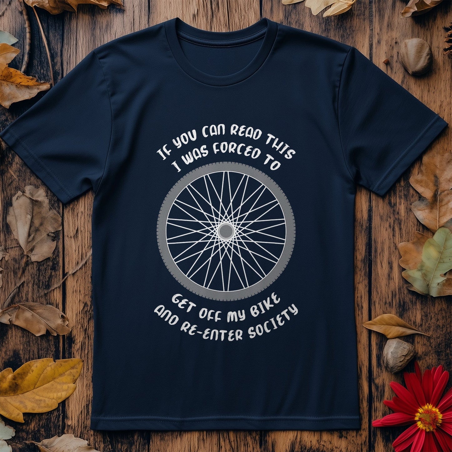 Cycling (266) T-shirt - Wheel-y