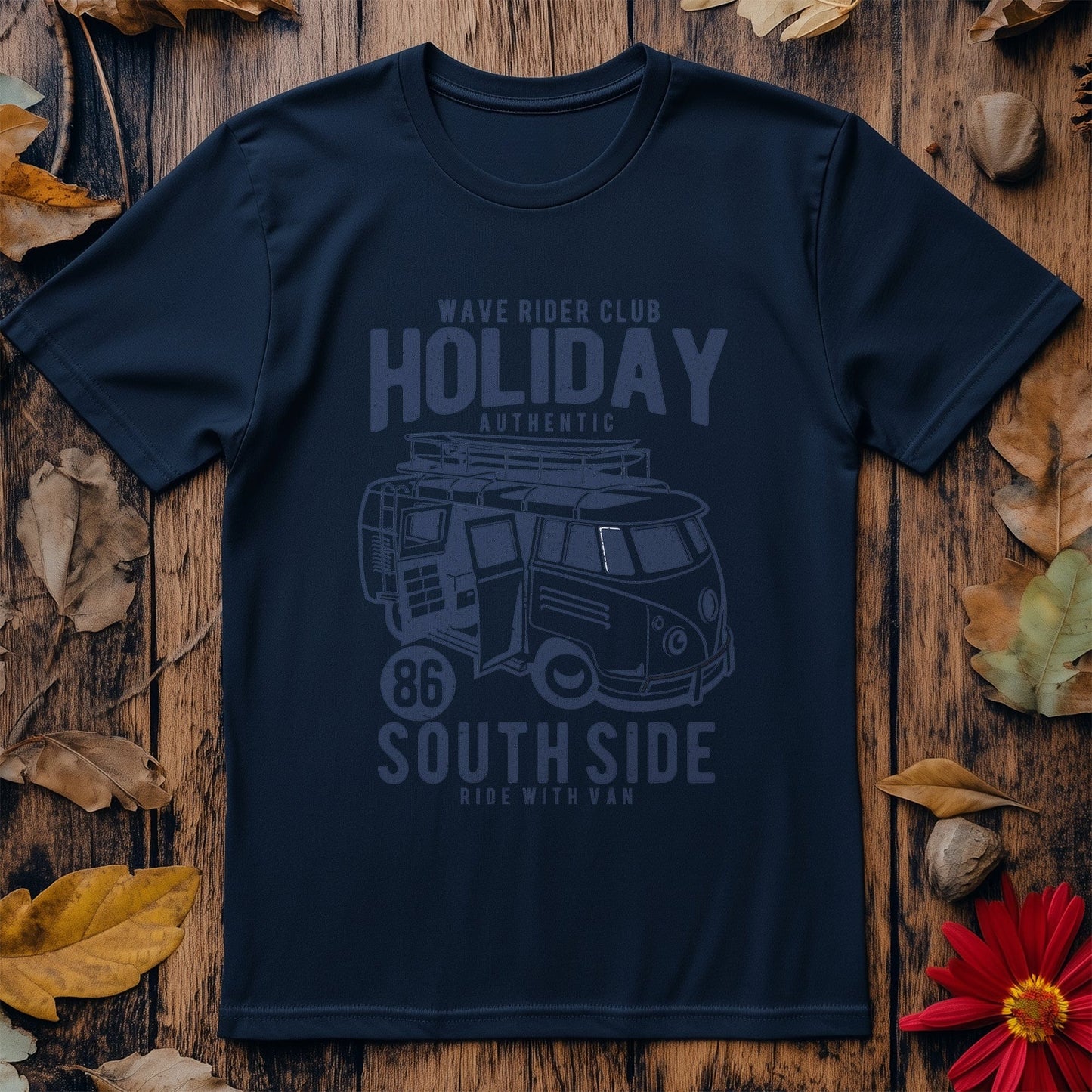 Holiday Surf Van T-shirt - Ride the
