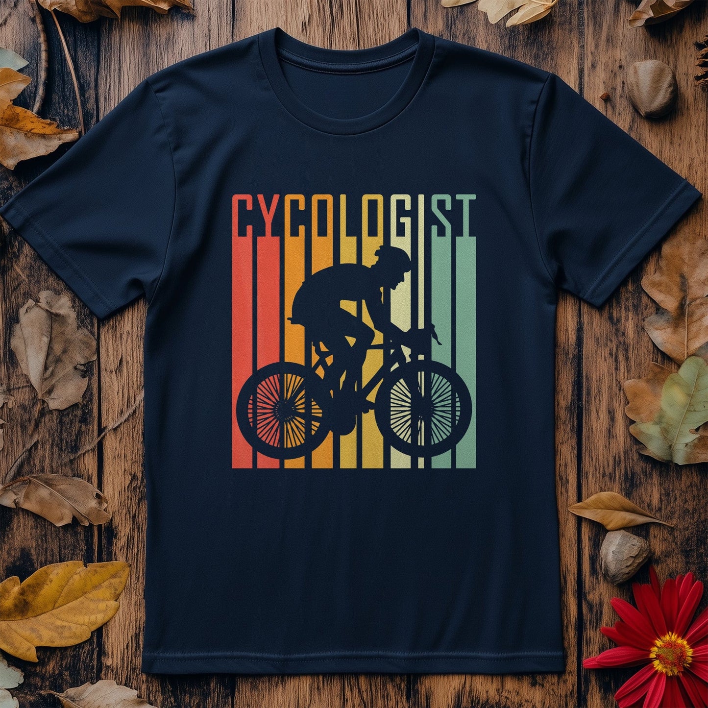 Cycling (239) T-Shirt - Pedal Power