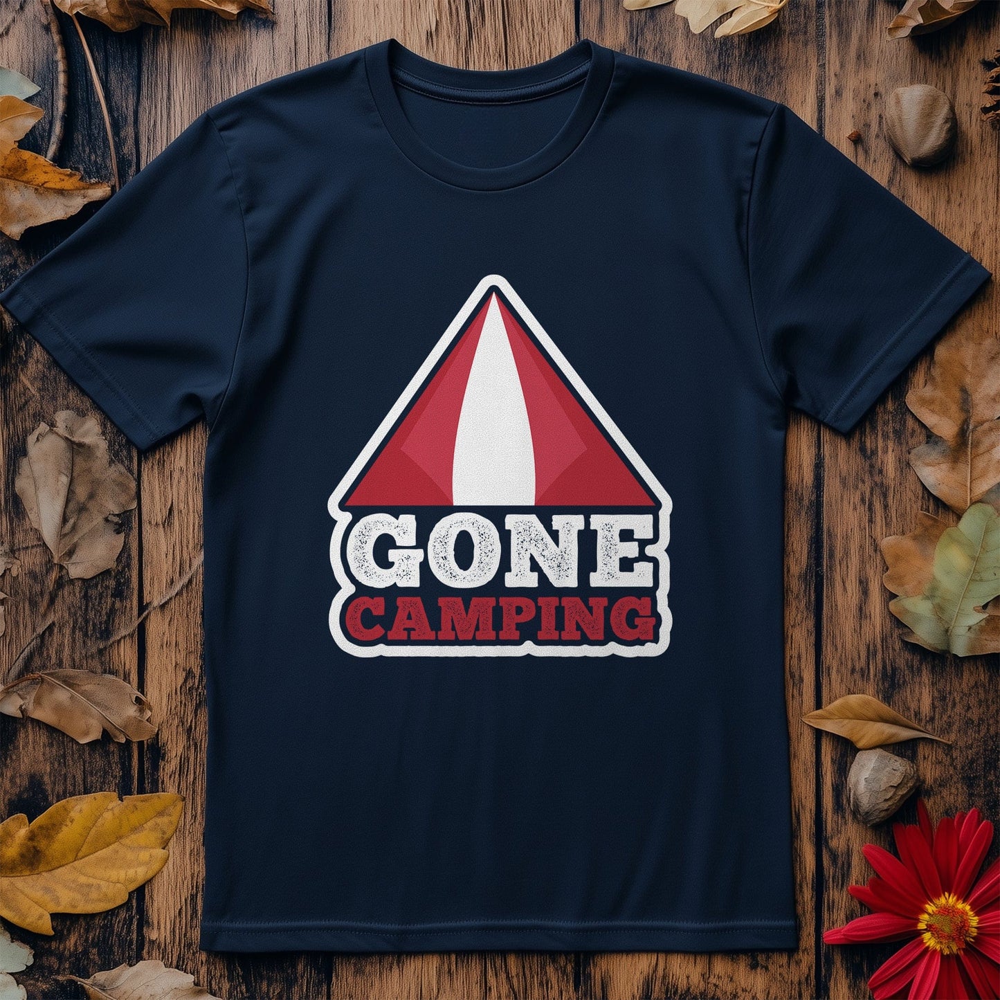 Gone Camping-01 T-shirt: Hilarious