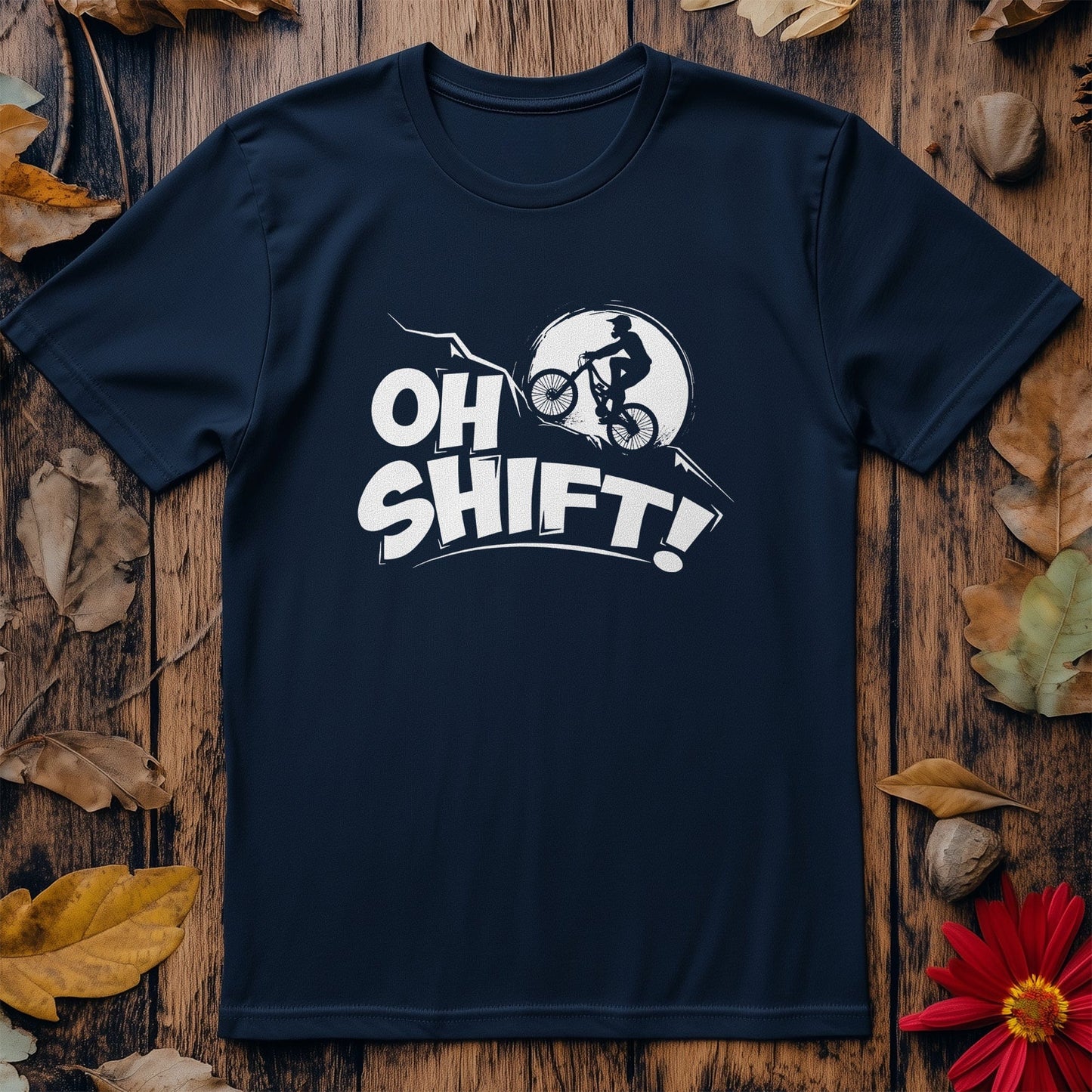 Oh Shift! Cycling Silhouette T-shirt
