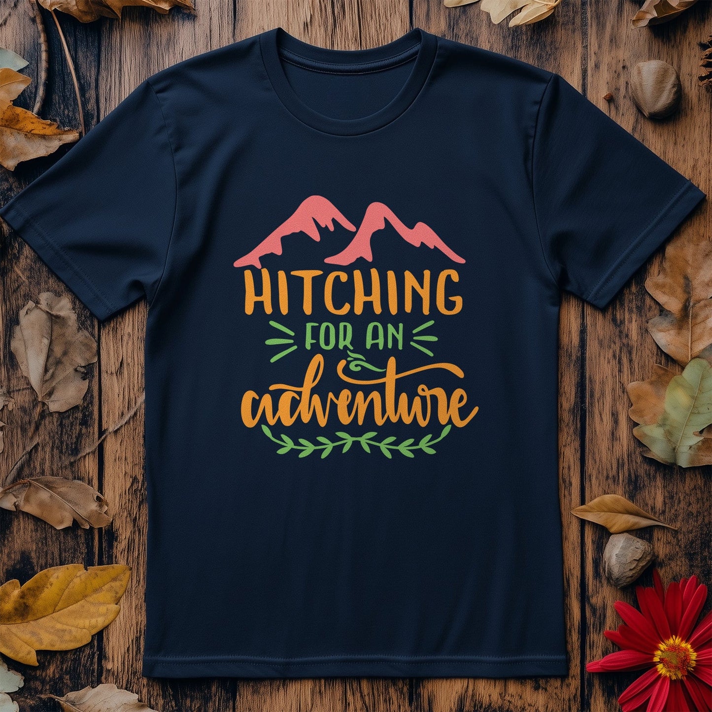 Hitching for an Adventure-01 T-Shirt -