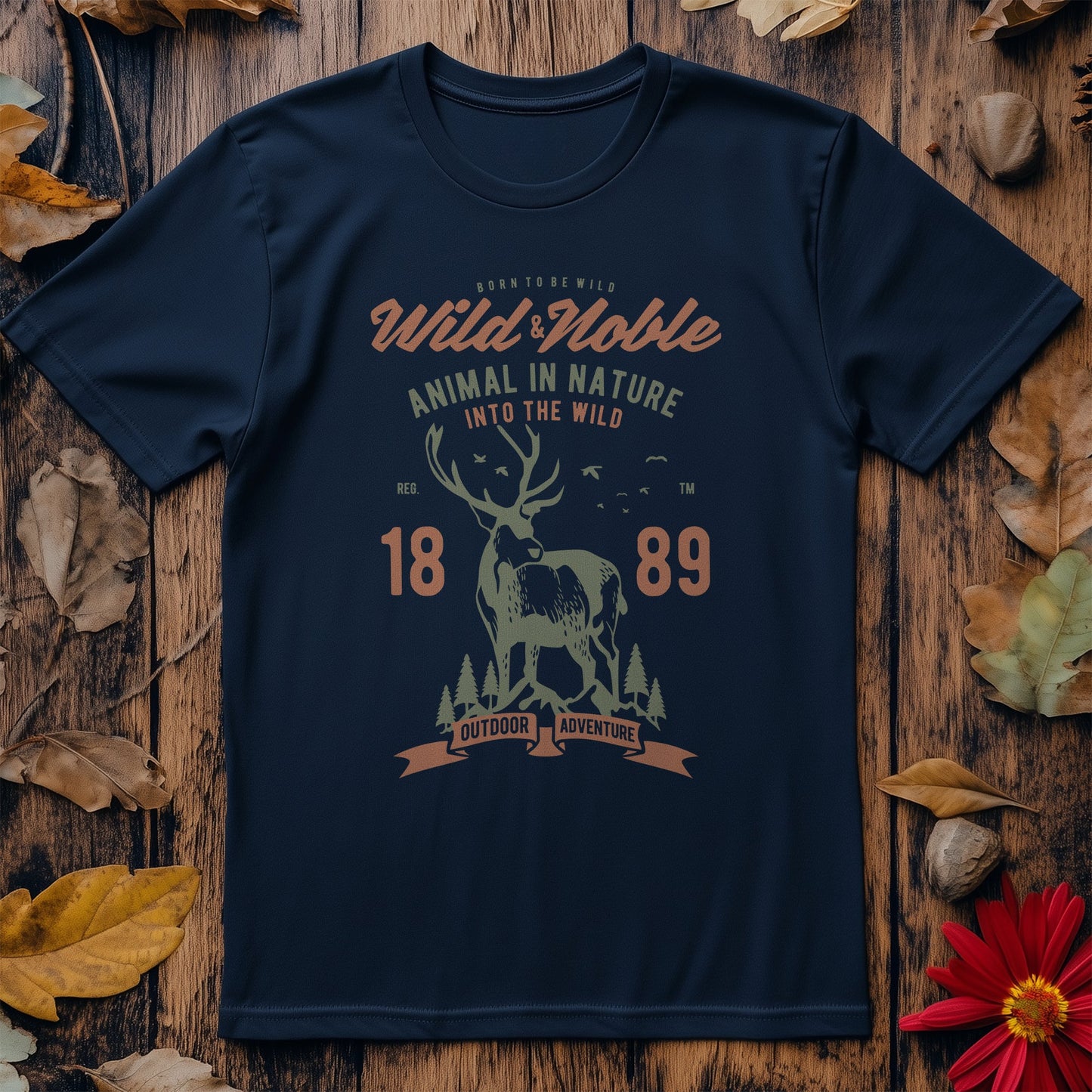Wild and Noble T-shirt - Funny Deer