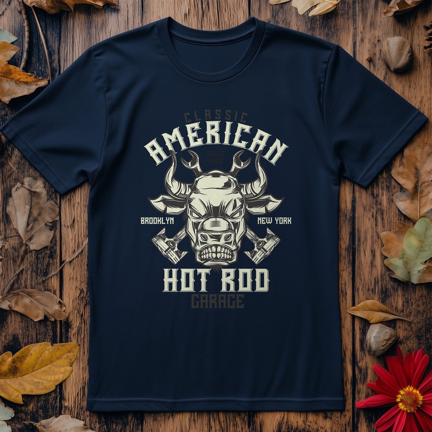 American Hot Rod Bull T-Shirt
