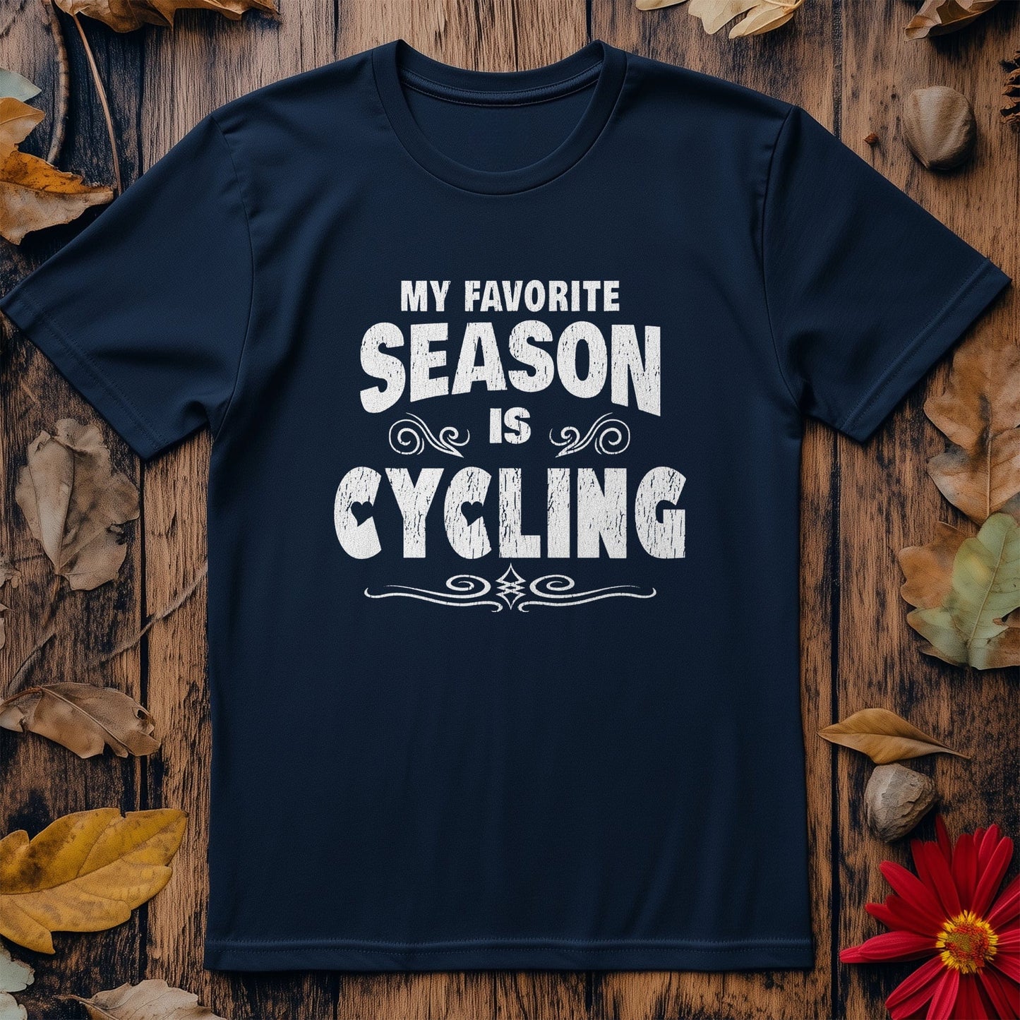 My Favorite Season is Cycling T-Shirt
