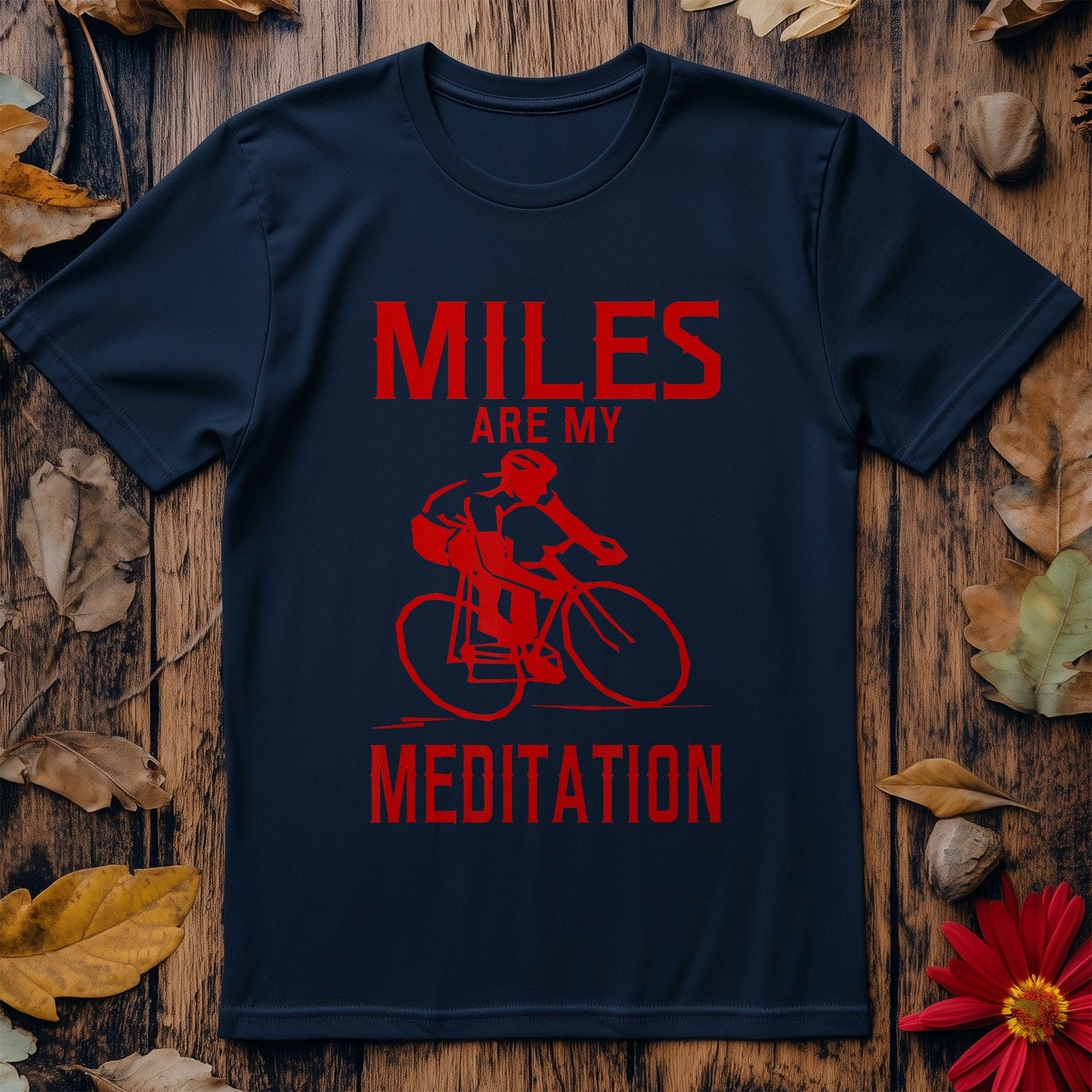 Cycling (272) T-Shirt - Miles Are My