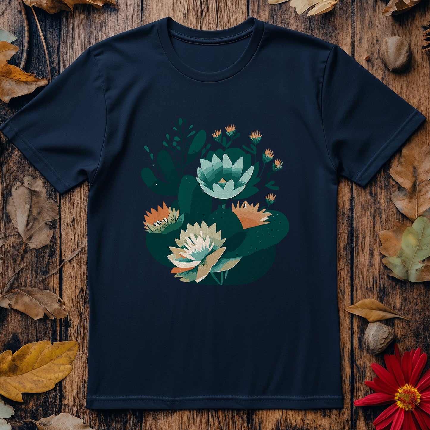 Flower54 T-shirt - Dive into Floral