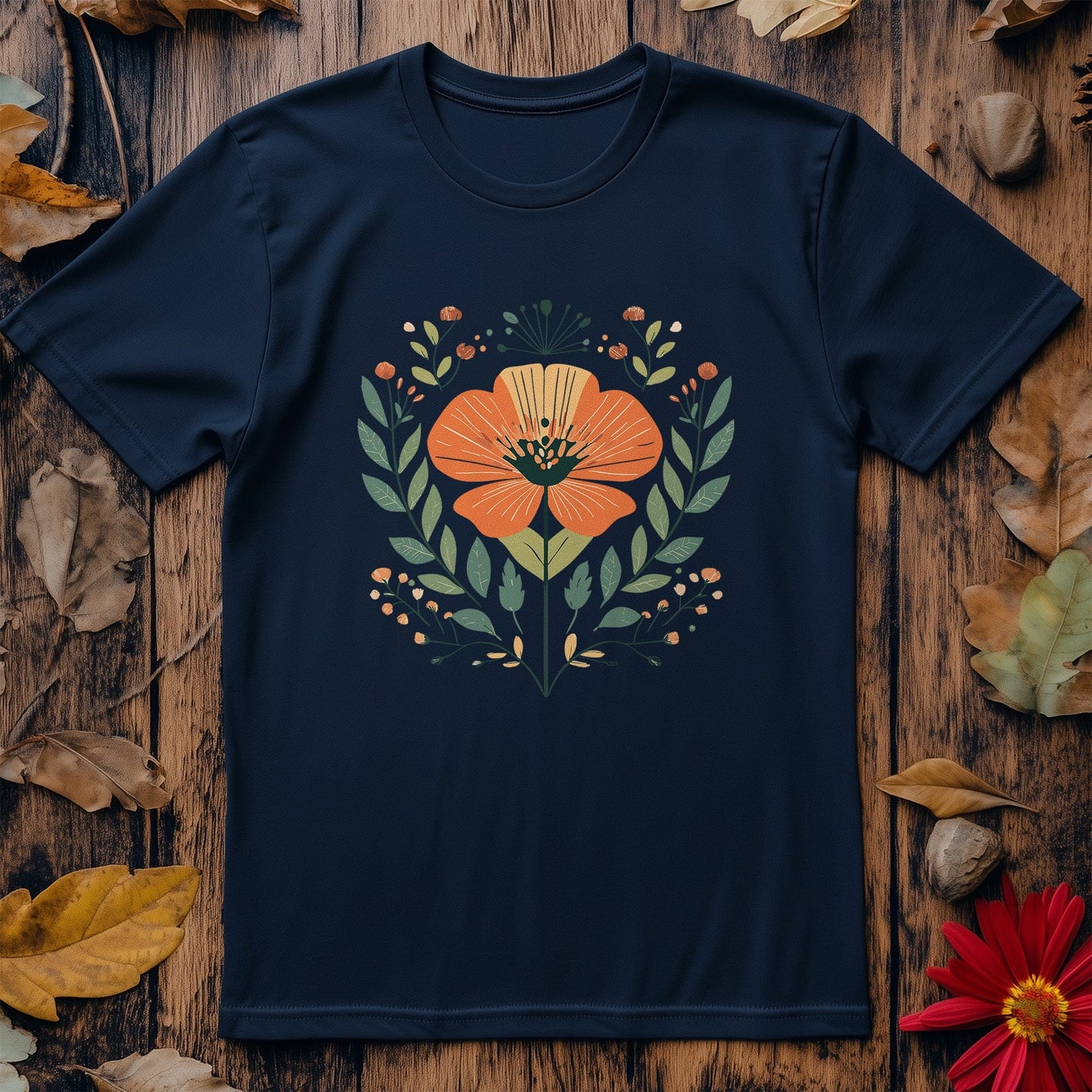 Retro Flower 1 T-Shirt - Blooming with
