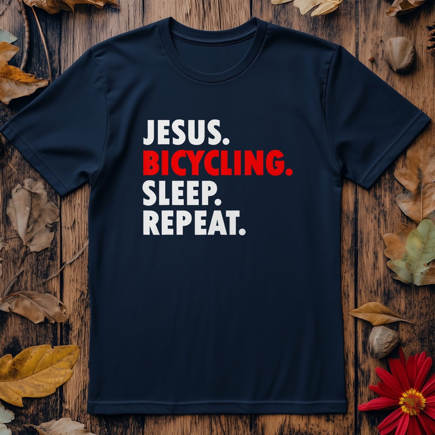 Cycling Jesus T-shirt