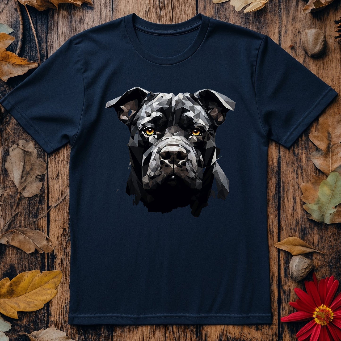 Geometric Bully Dog t-shirt
