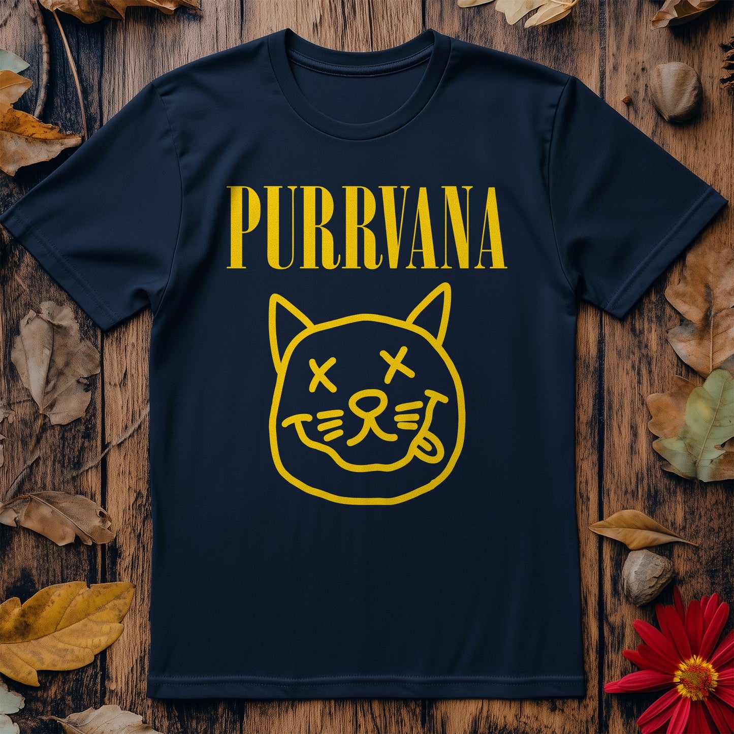 Purrvana Cat T-shirt - Pawsitively