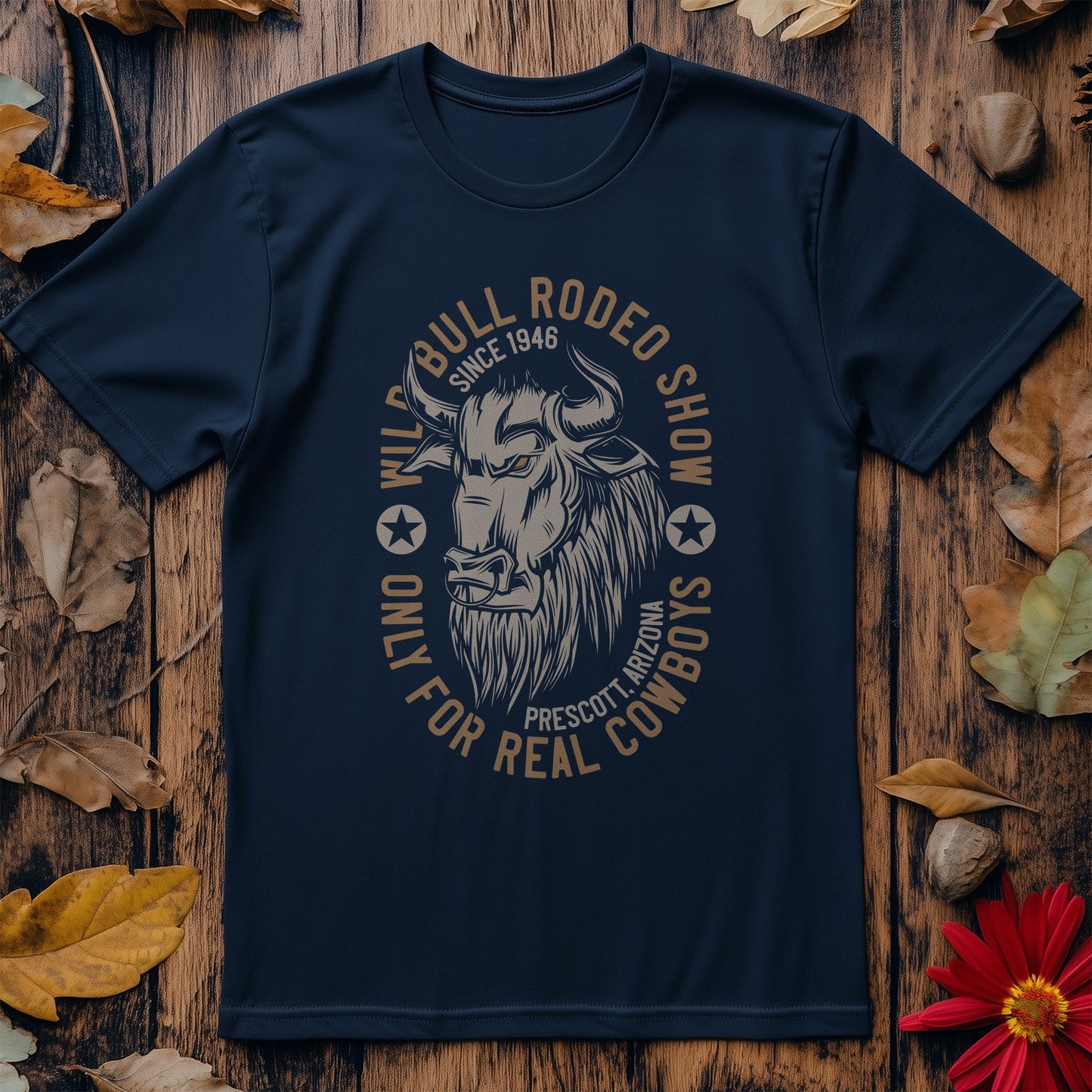 Wild Bull Rodeo T-Shirt - Yeehaw &