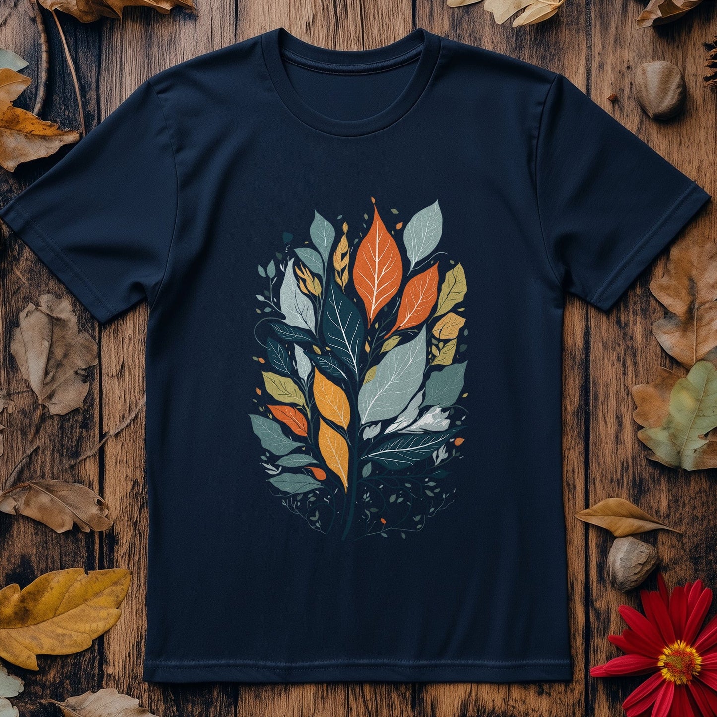 Flower67 T-shirt - A Leafy Laugh!