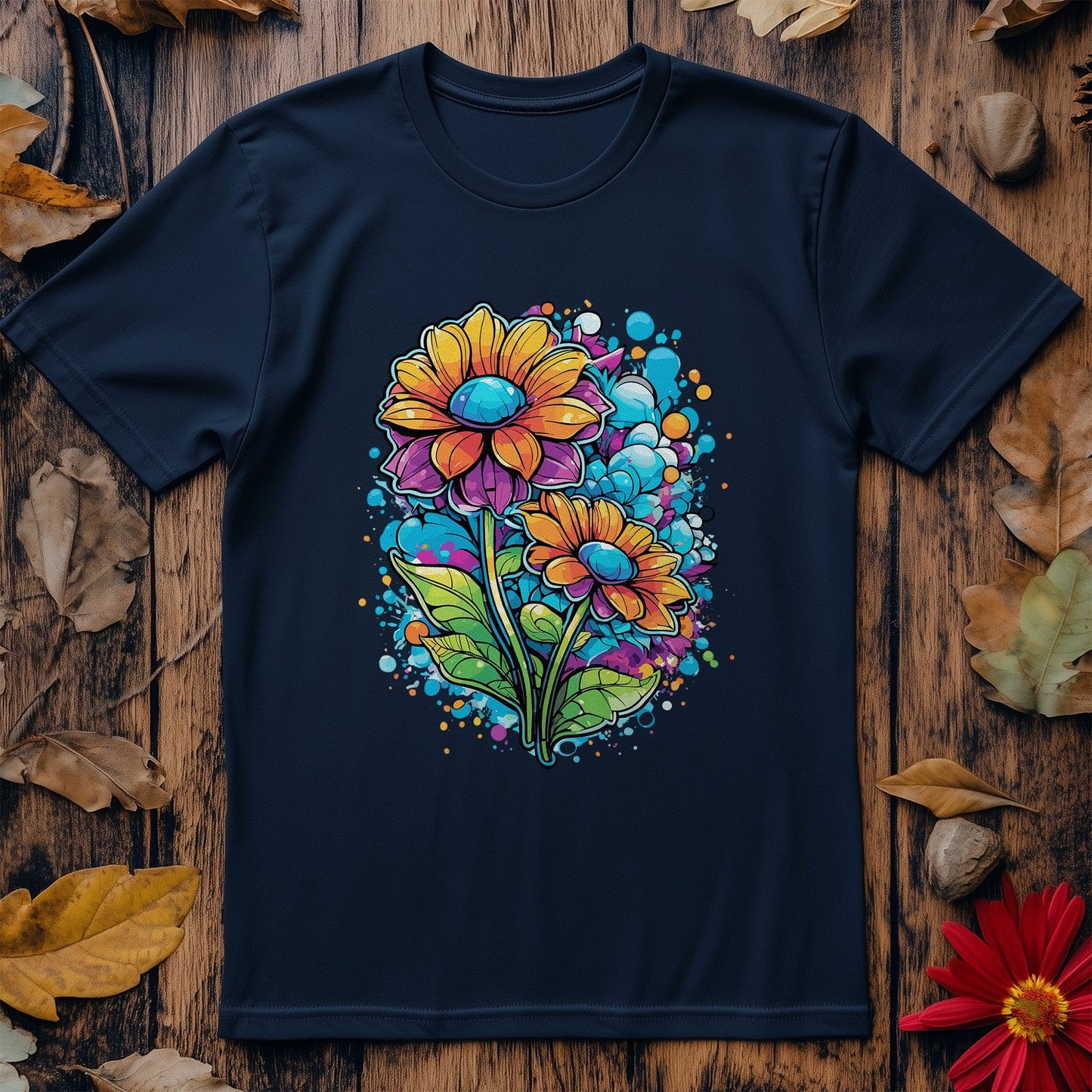 Flower91 T-Shirt - Blooming with