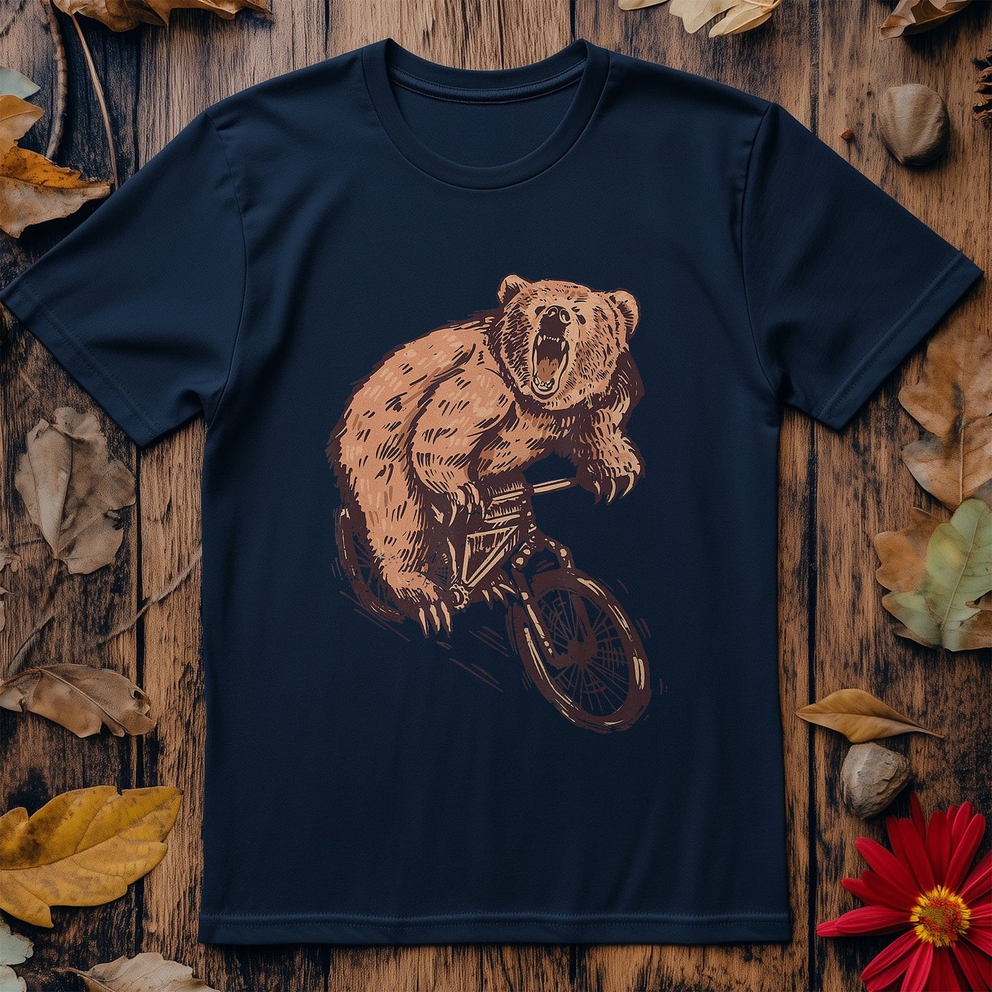 Bear-y Funny Cycling T-Shirt