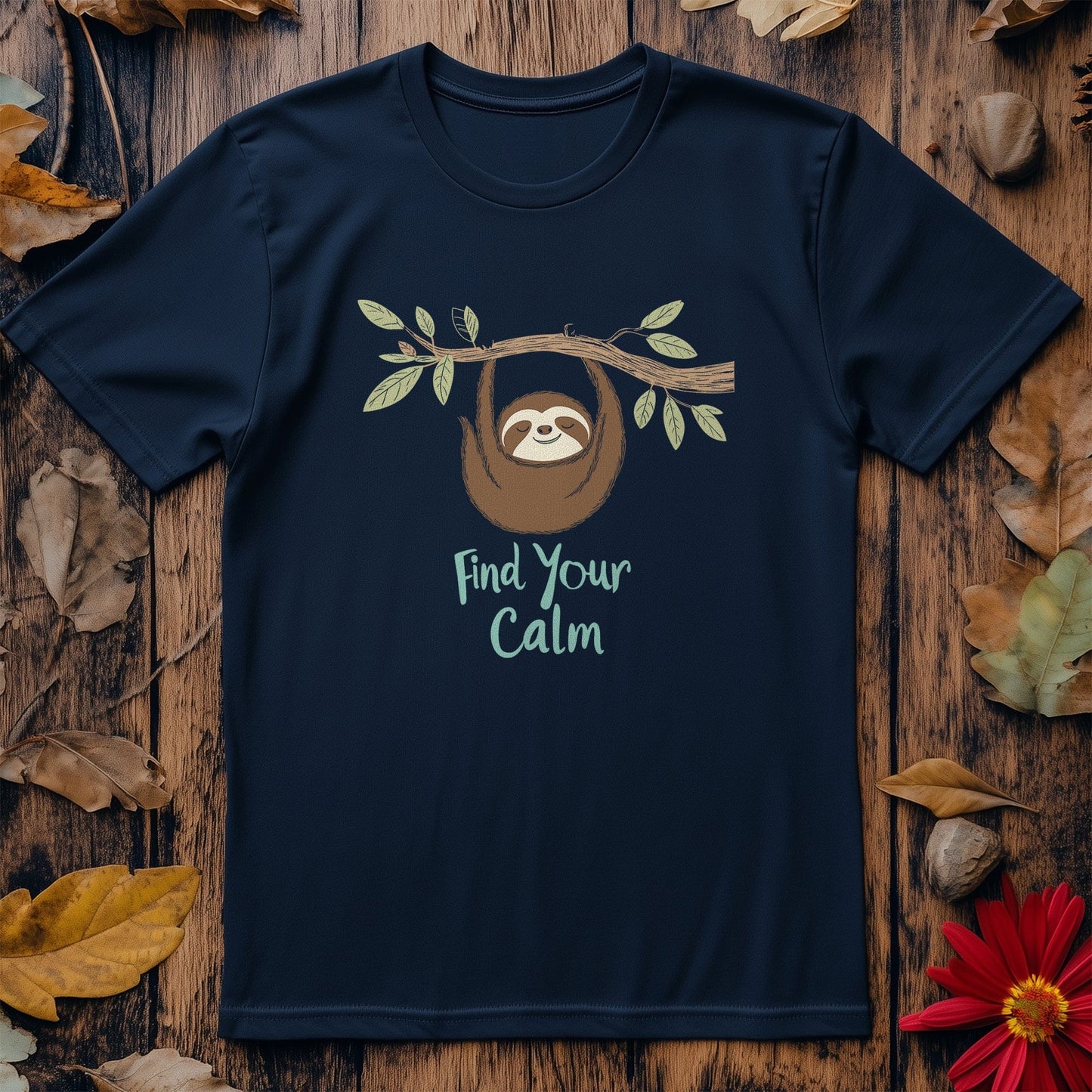 Find Your Calm 5 T-Shirt - Sloth Mode