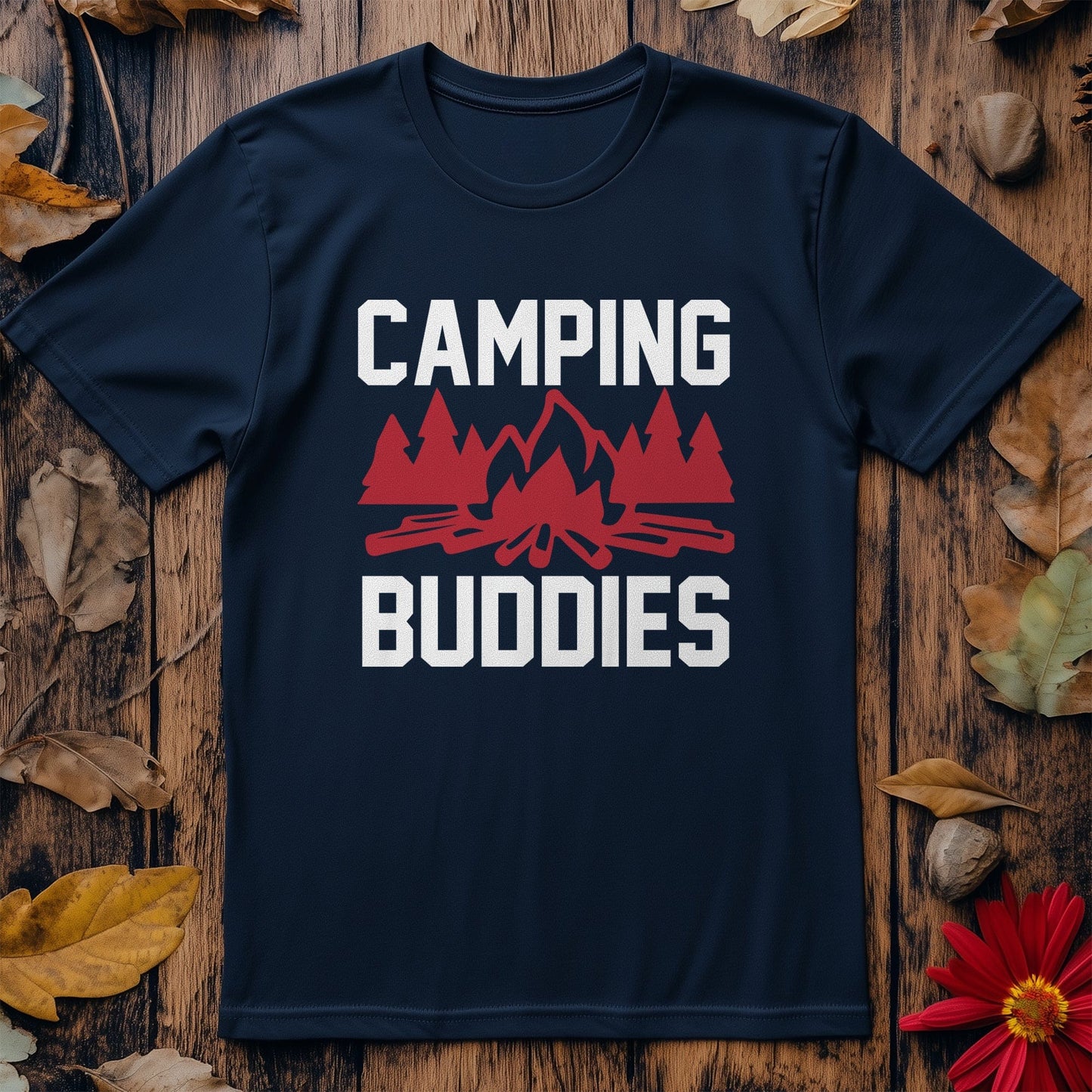 Camping Buddies 01 T-Shirt - Hilarious