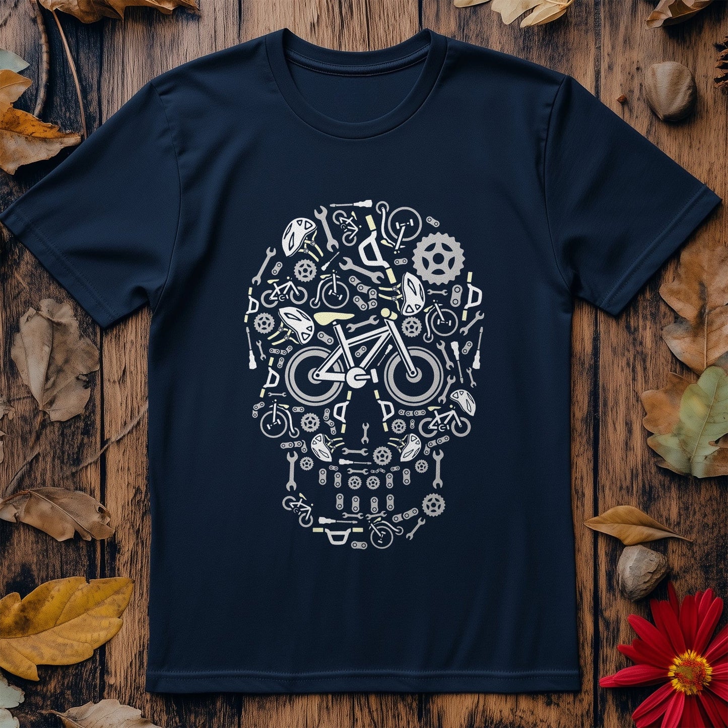Cycling (270) Skull T-shirt - Ride