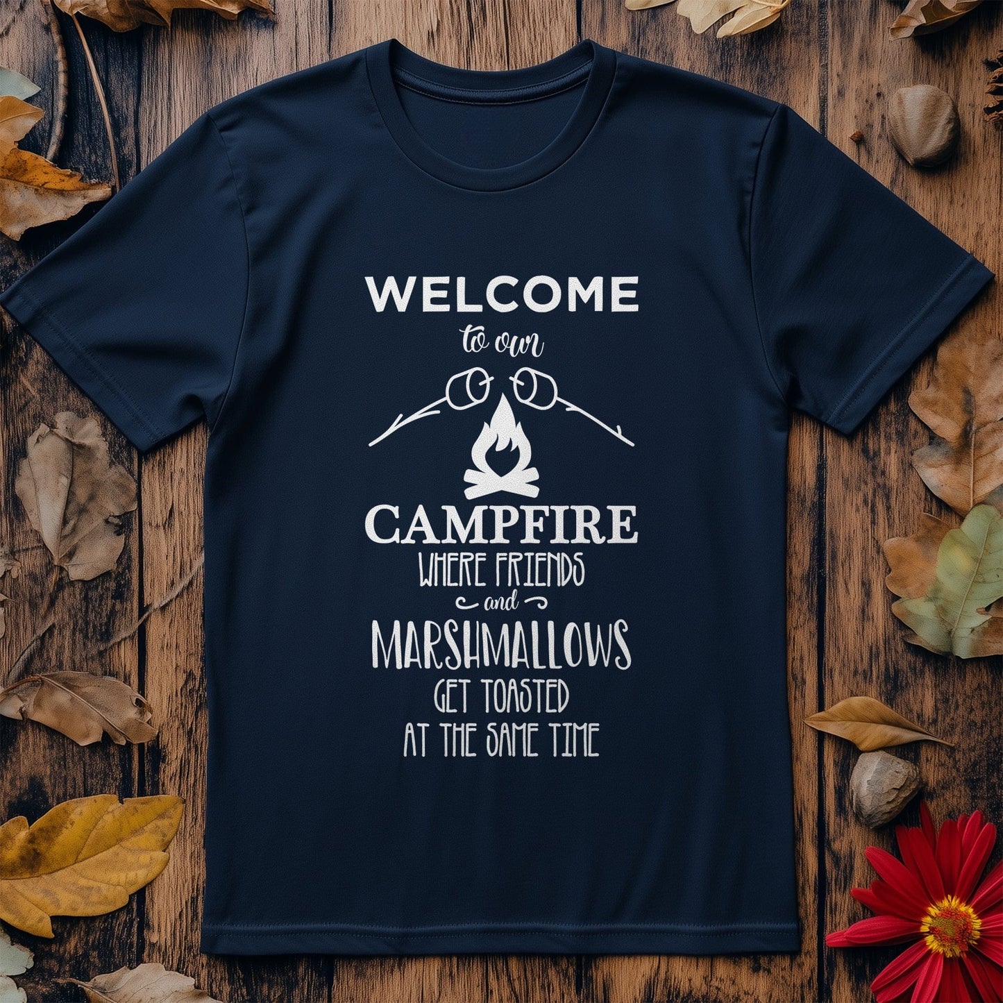 Welcome to Our Campfire T-Shirt - Cozy