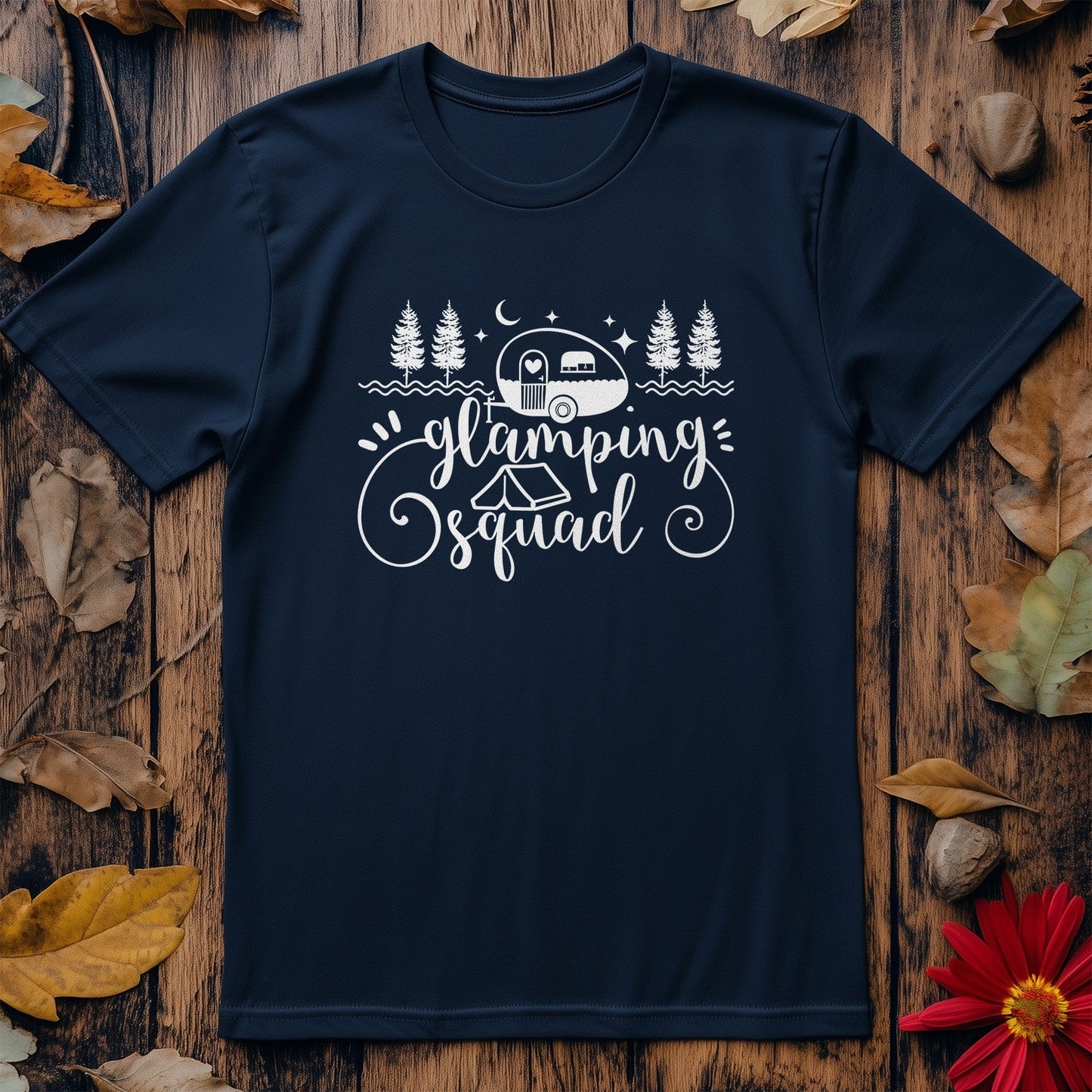 Glamping Squad T-Shirt - Campfires &