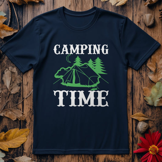 Camping Time = 3-01 T-Shirt ‚Äì Funny