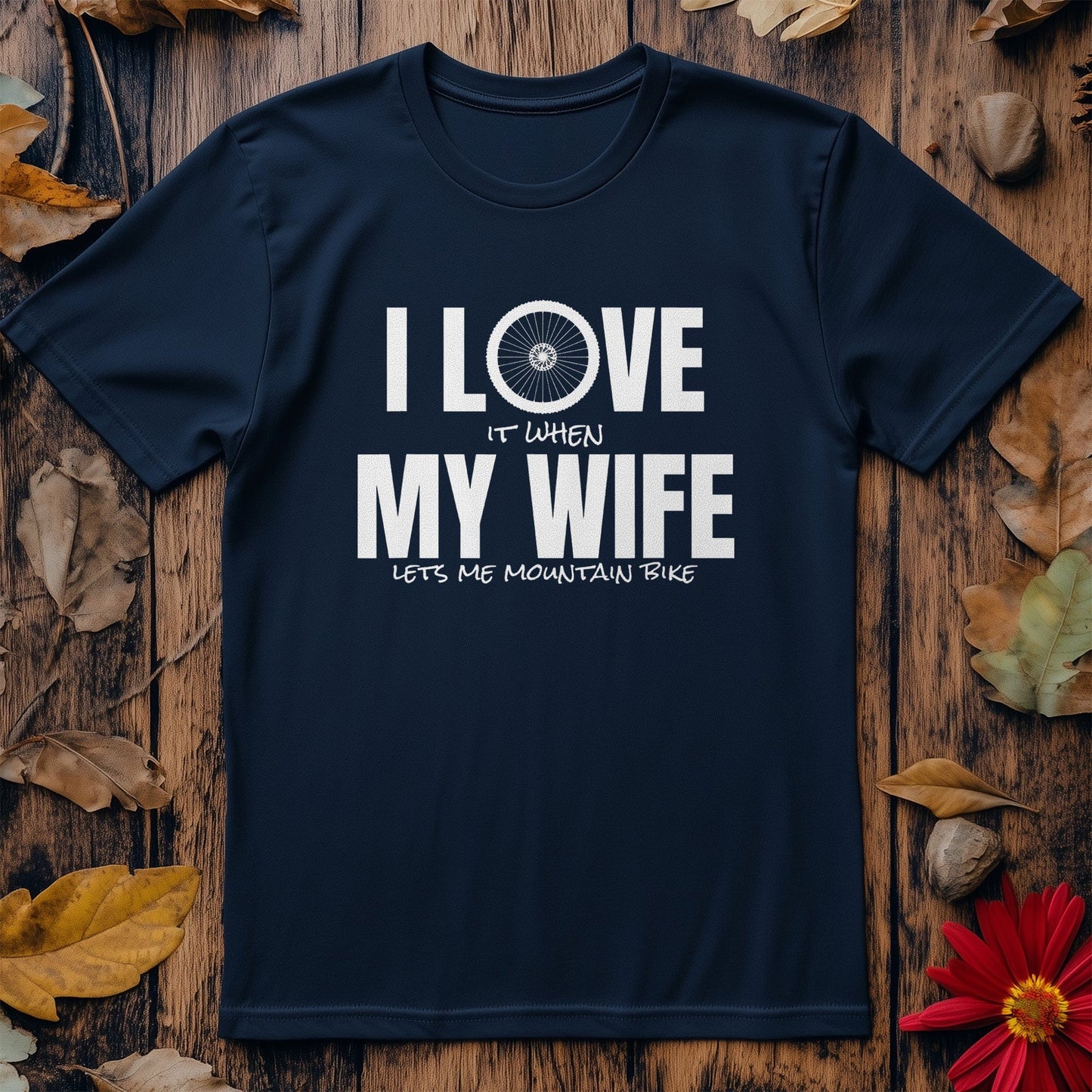 Cycling (306) T-shirt - I Love My Wife