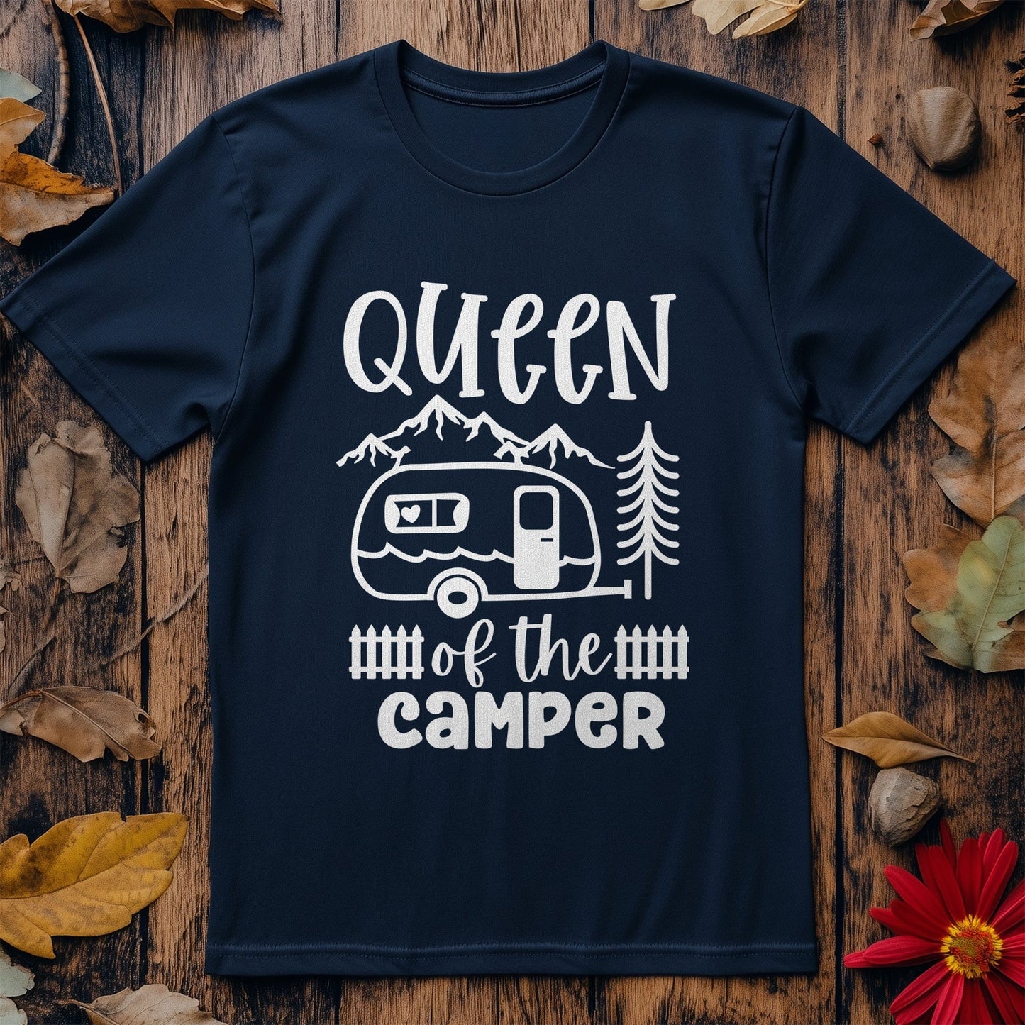 Queen of the Camper T-shirt - Royalty