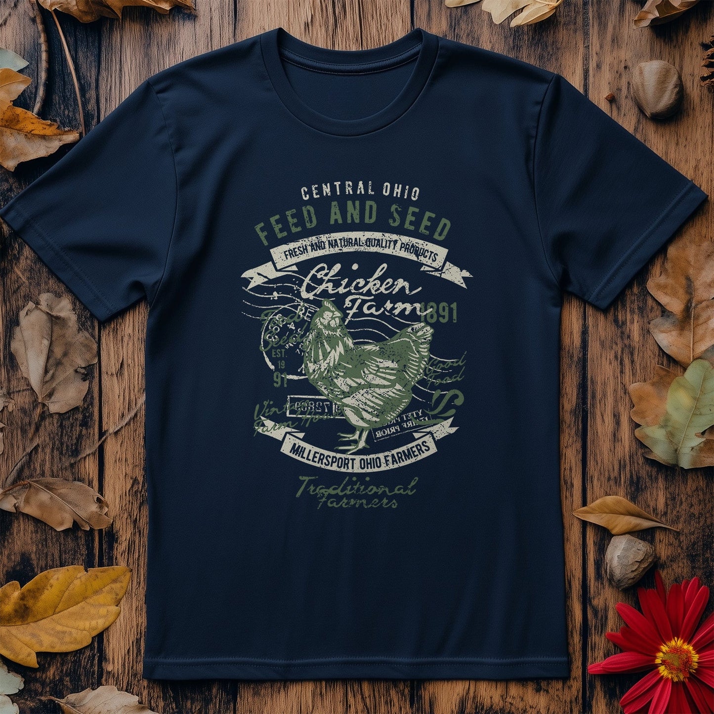 Cluckin' Hilarious Chicken Farm T-shirt