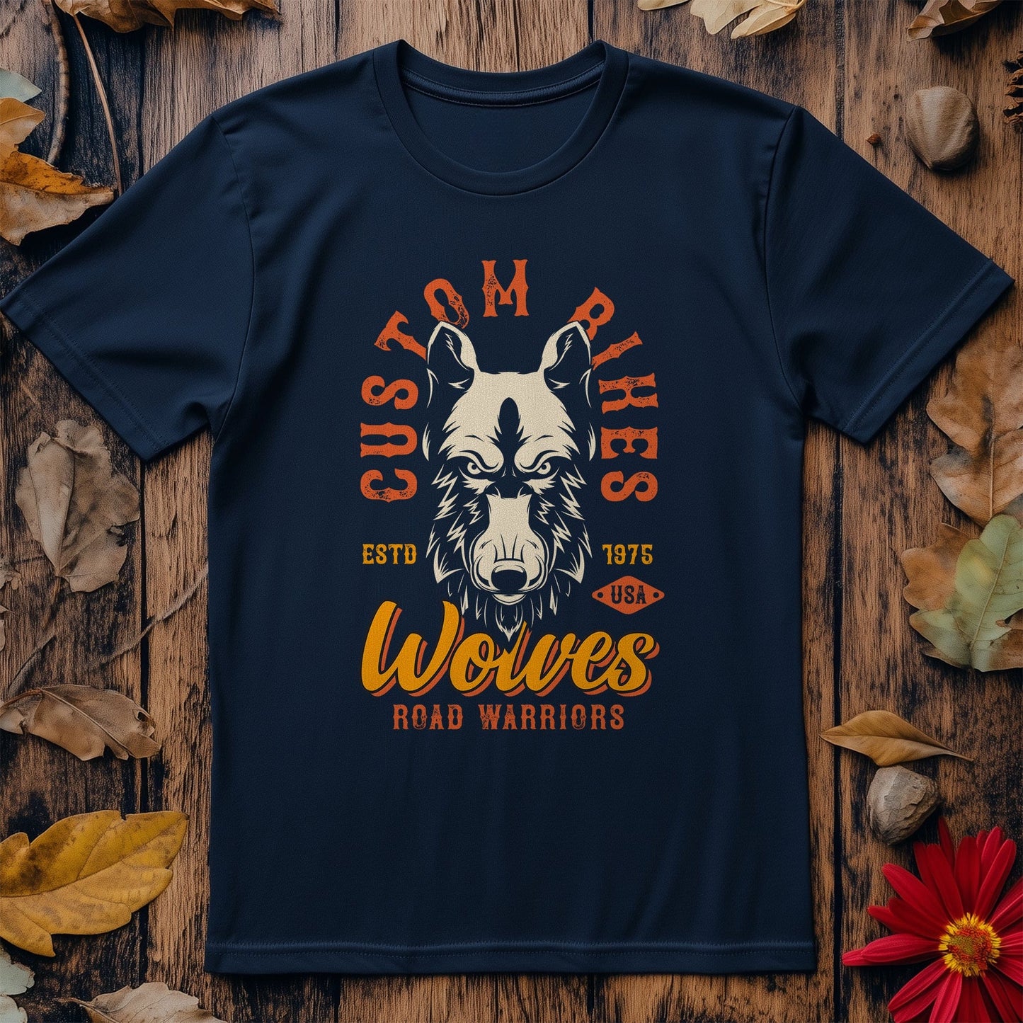 Custom Bikes Wolves T-shirt