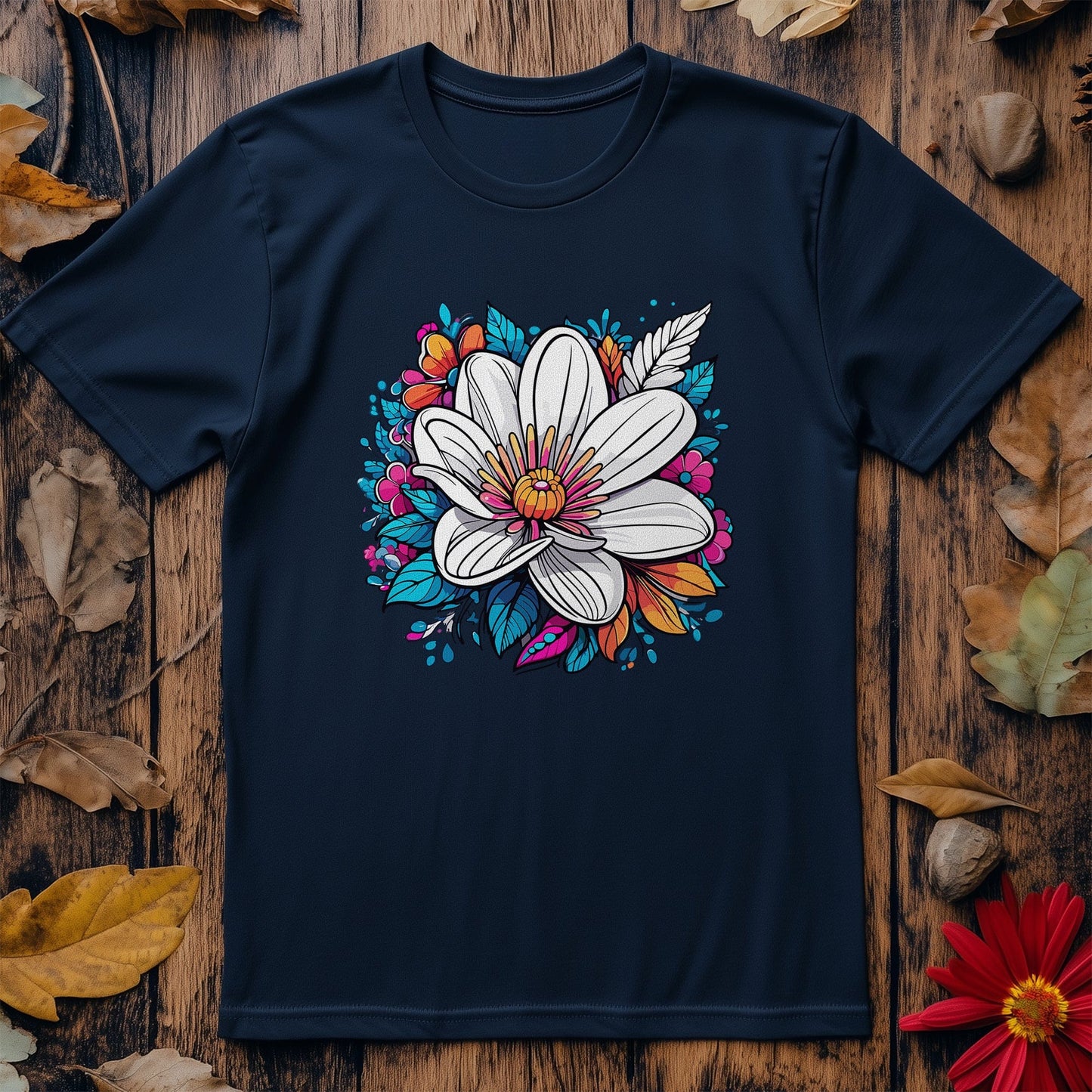 Flower61 T-Shirt - Blooming with