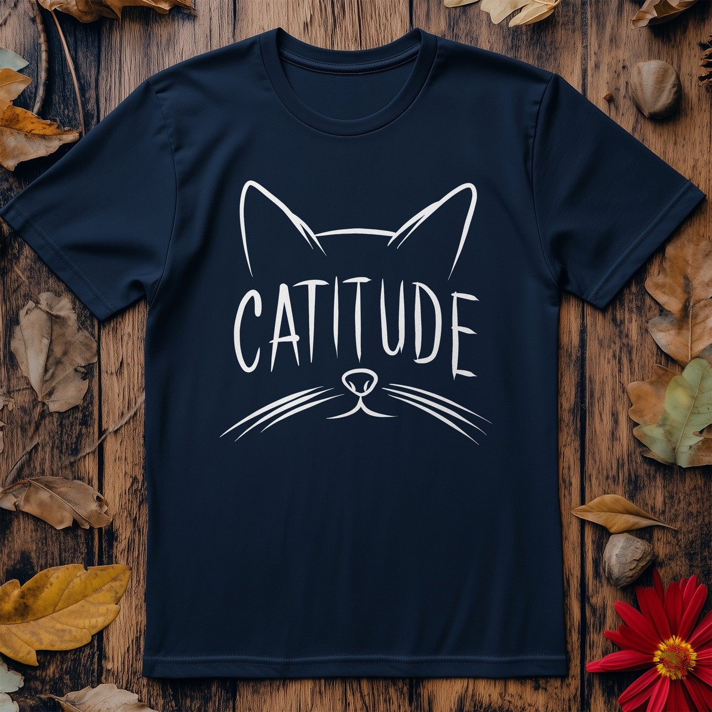 Cat Lovers Catitude T-Shirt -