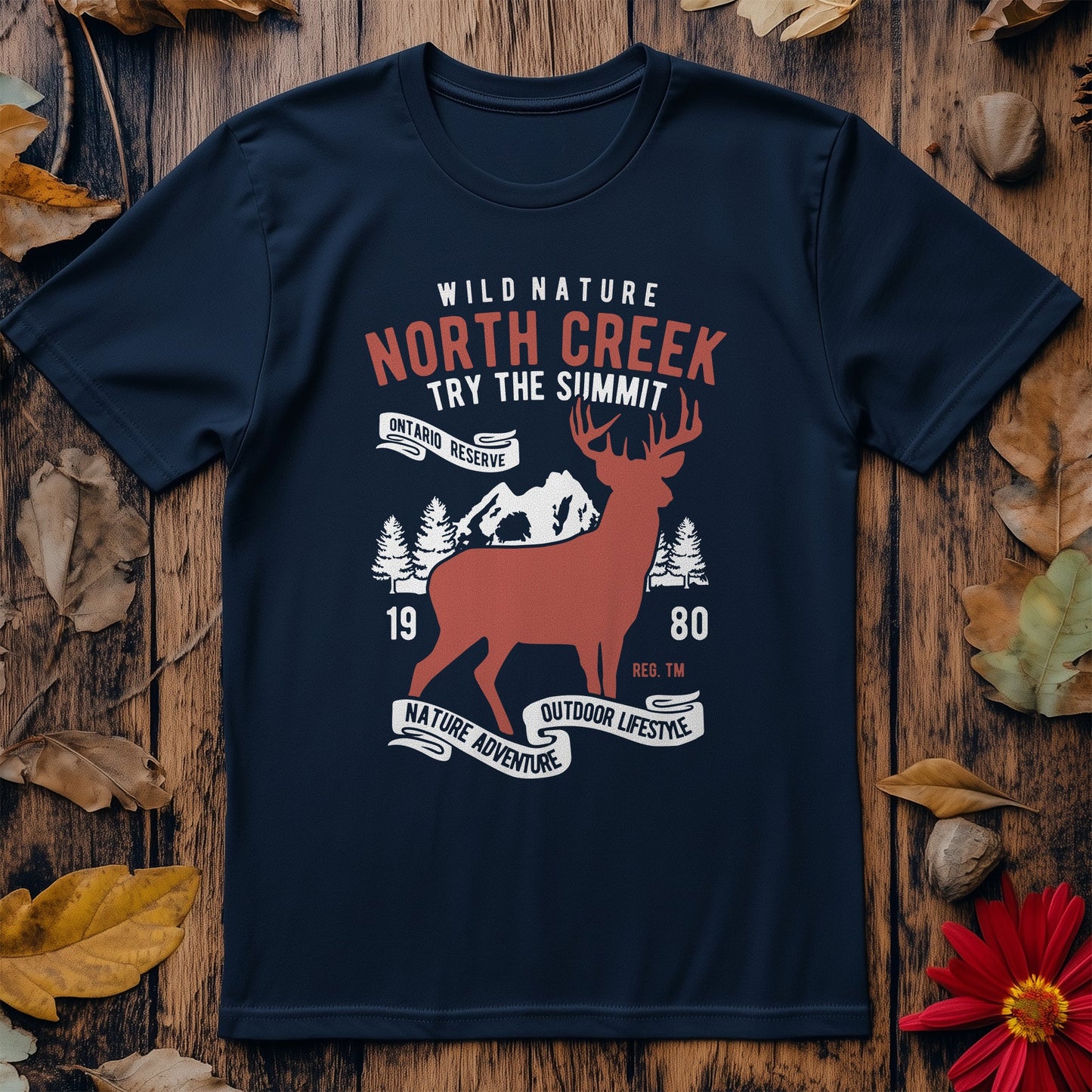 North Creek Deer Nature t-shirt -