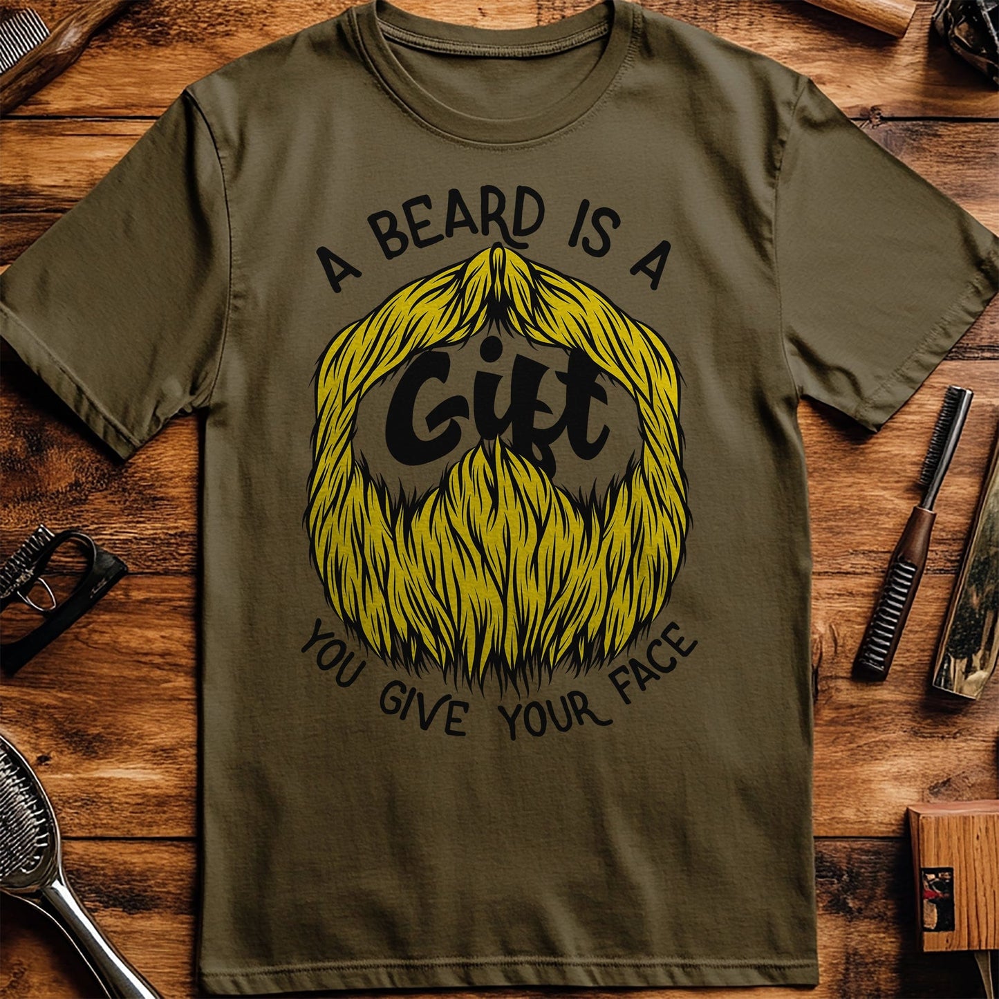 A Beard Is A Gift Funny T-Shirt