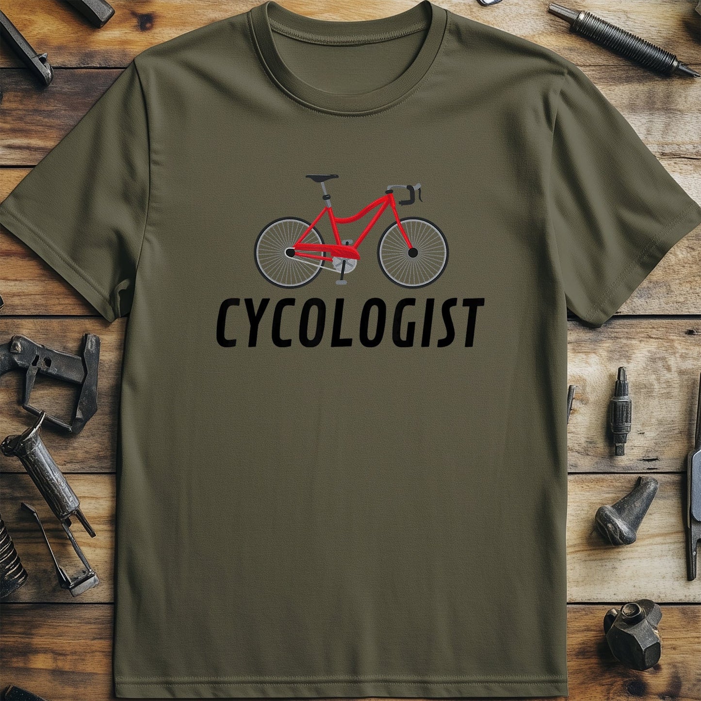 Cycling (221) T-Shirt - Pedal Puns