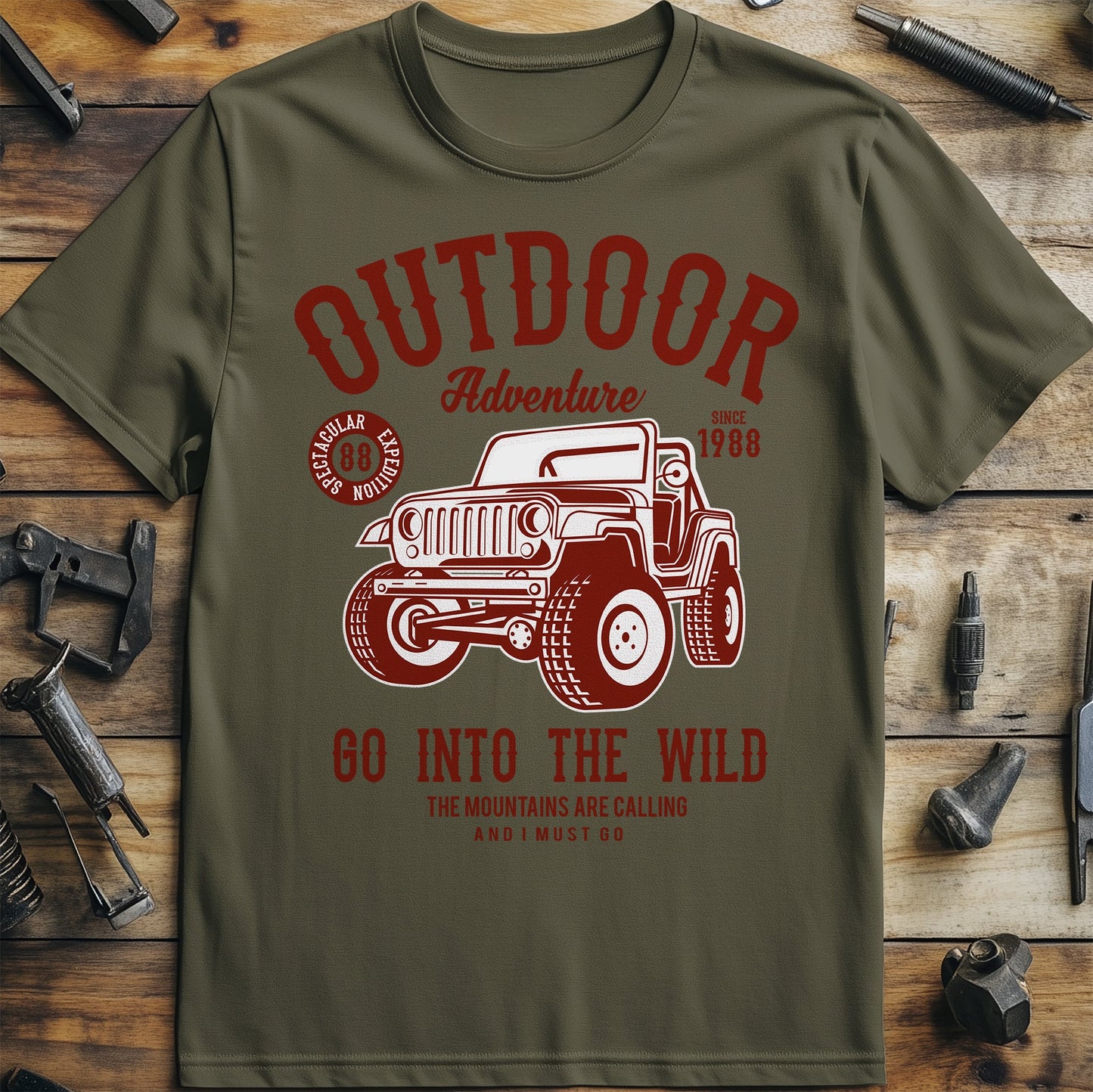 Outdoor Adventure Jeep T-shirt