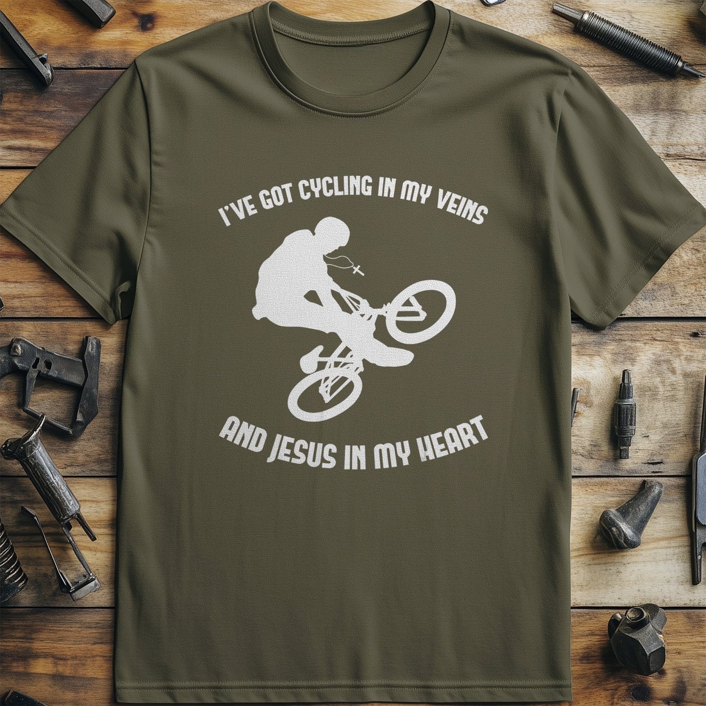 I've Got Cycling In My Veins T-Shirt