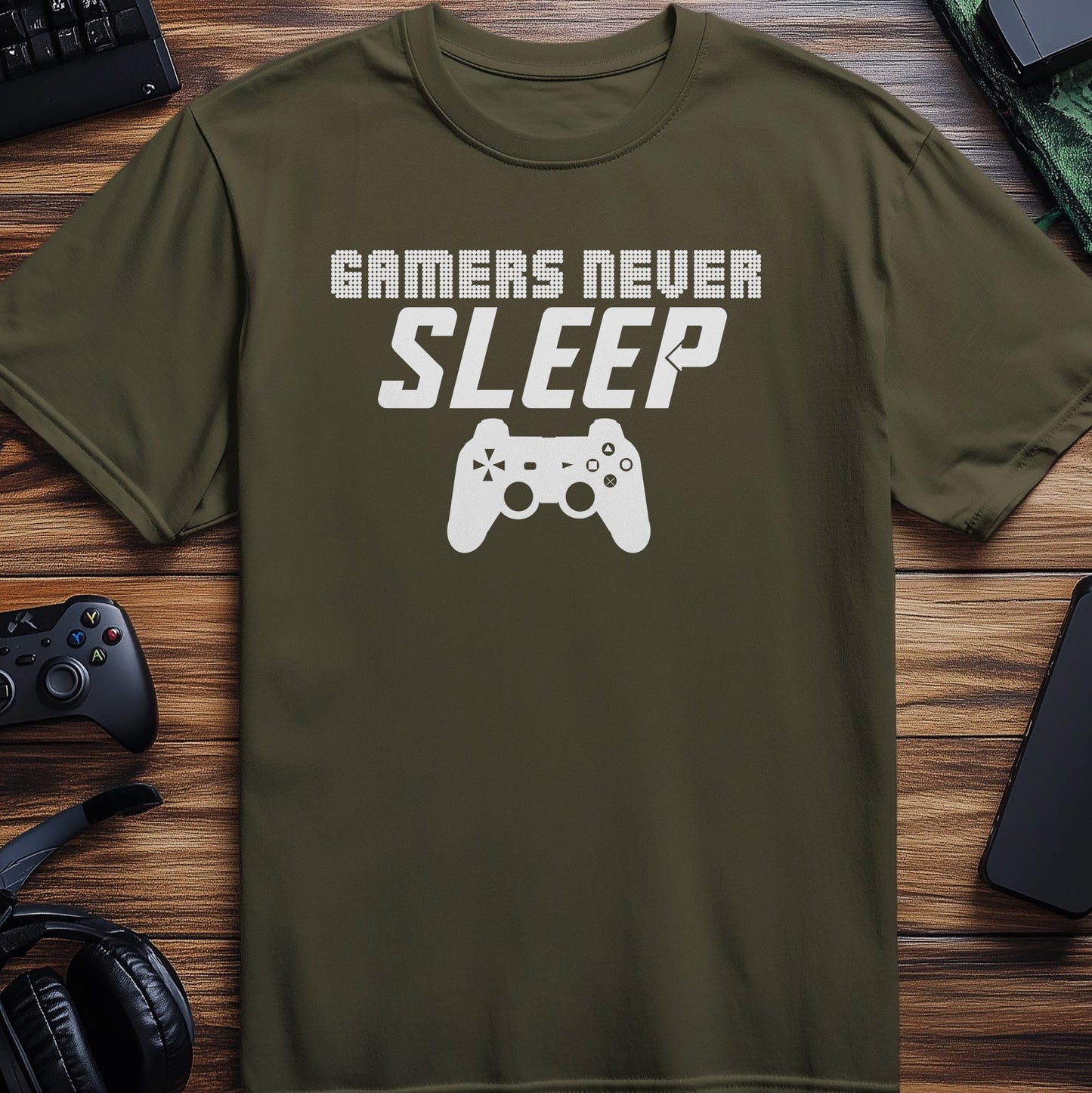 Gamer Gamers Never Sleep T-Shirt