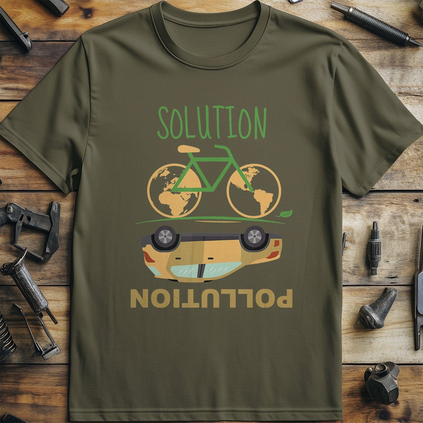 Cycling T-Shirt Pedal Power Style001