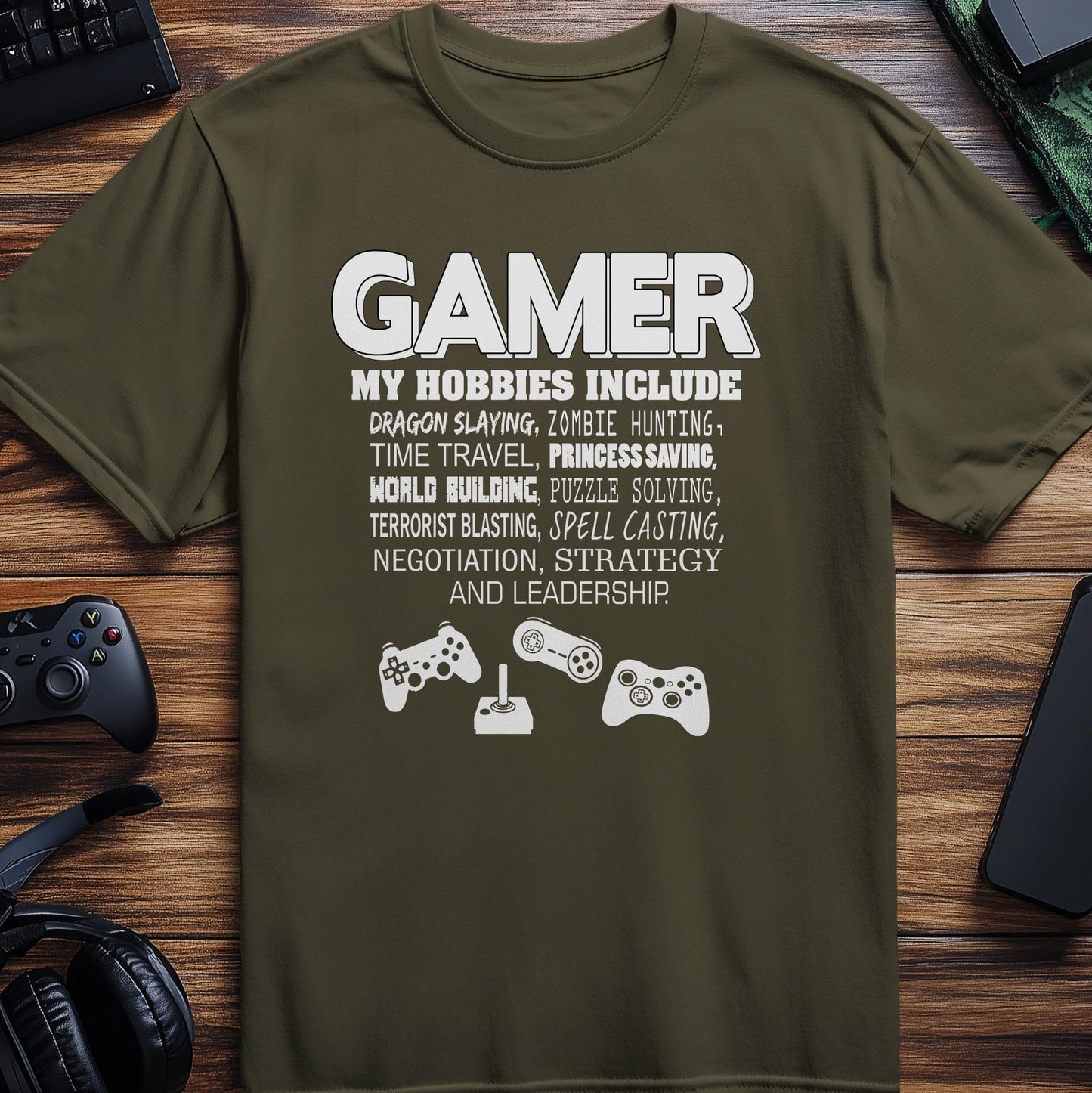 Gamer Hobbies T-shirt