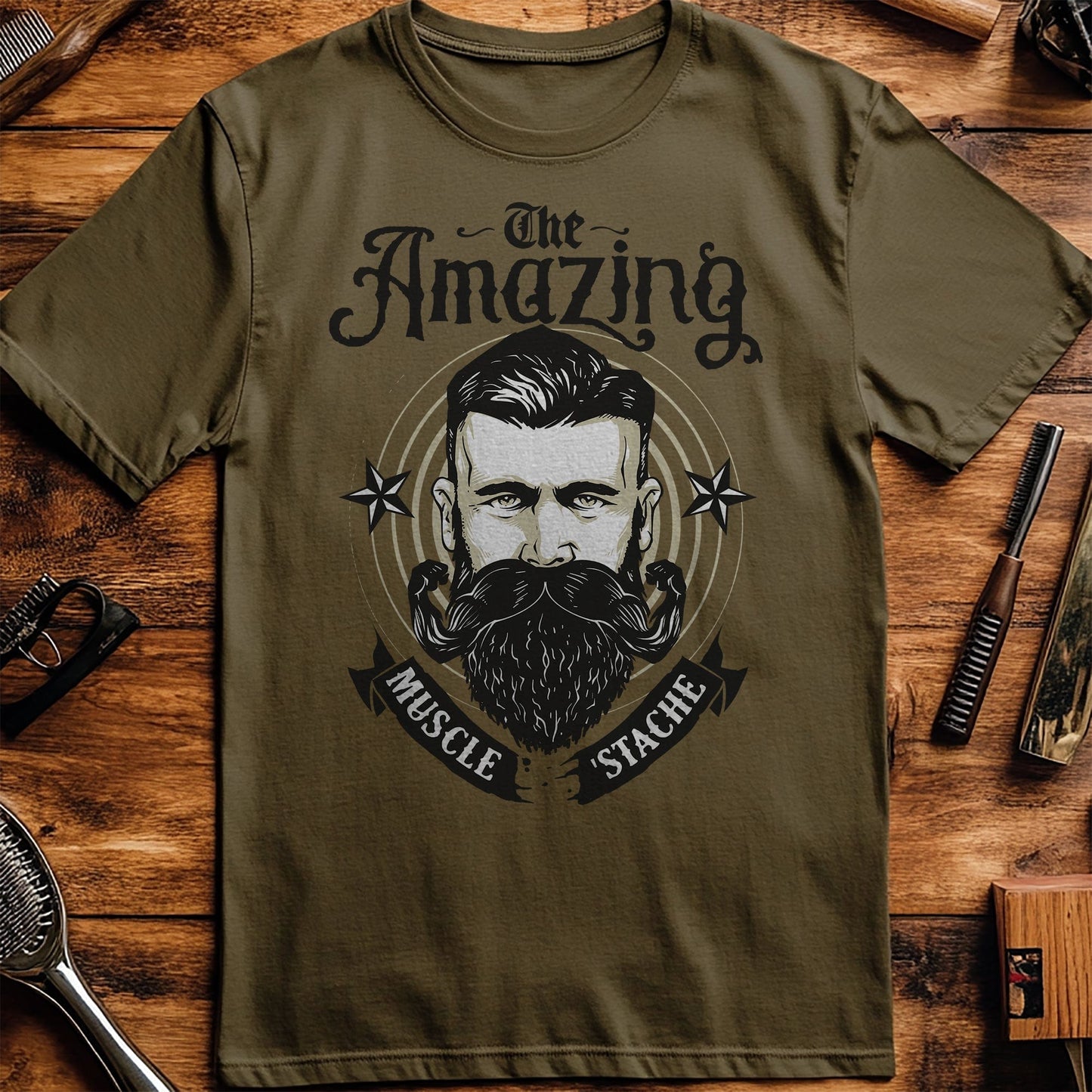 Amazing Muscle Stache T-Shirt