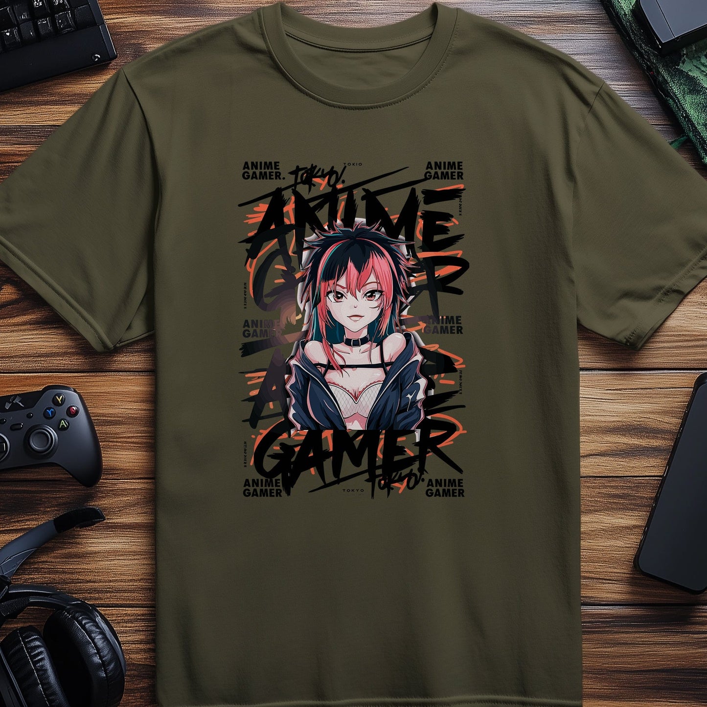 Gamer32 Anime gamer T-shirt
