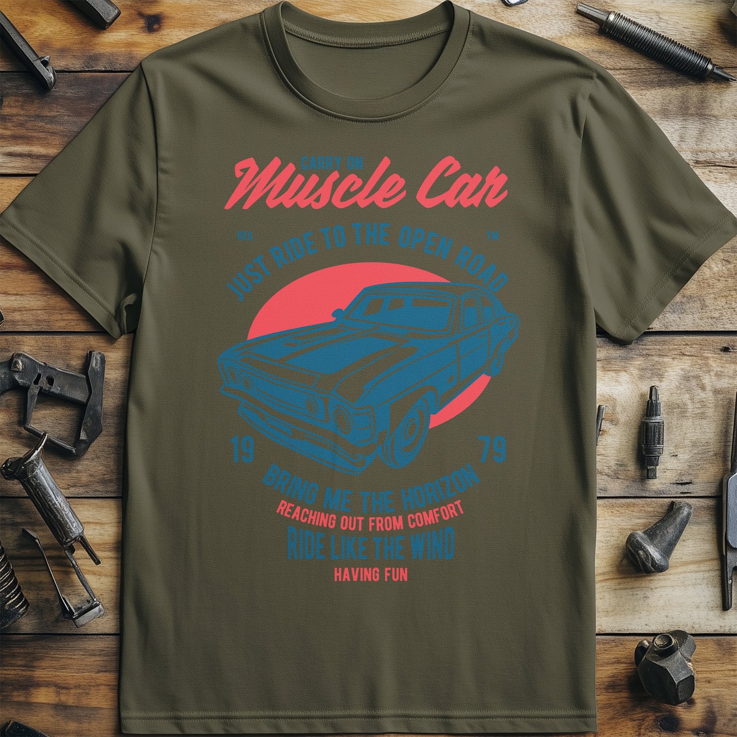 Muscle Car Just Ride t-shirt