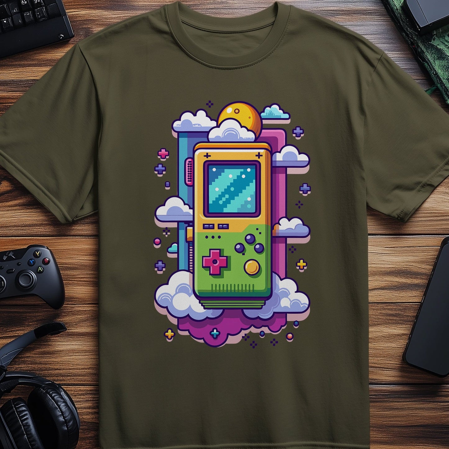 Pixel 10 T-Shirt Retro Gaming