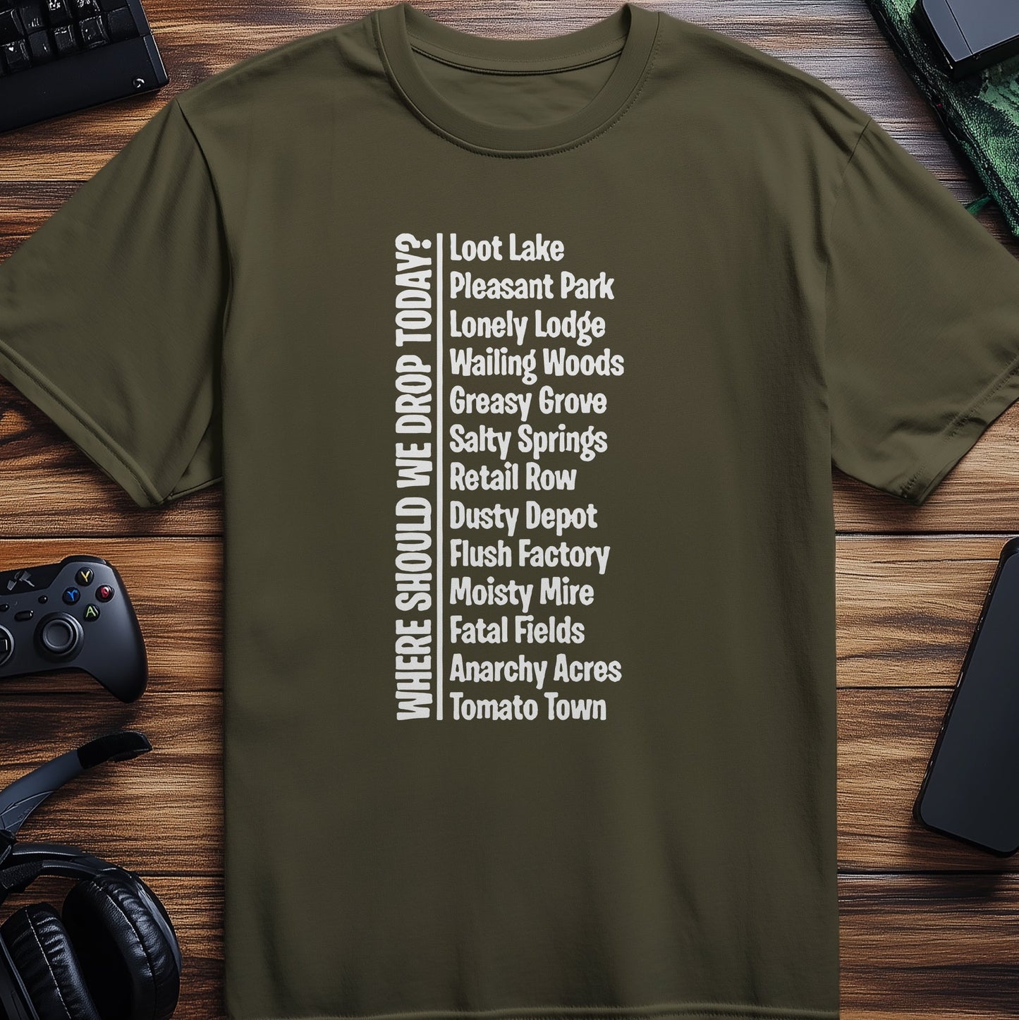 Where Should We Drop? Funny T-Shirt