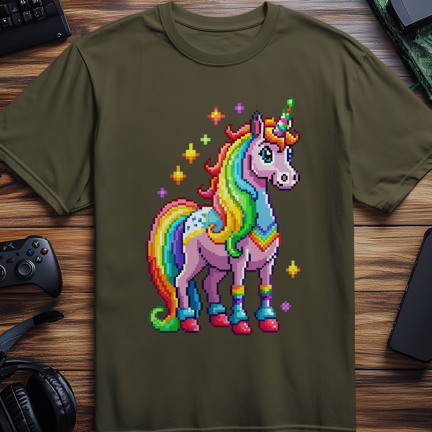 Pixel 34 Unicorn T-shirt unicorn