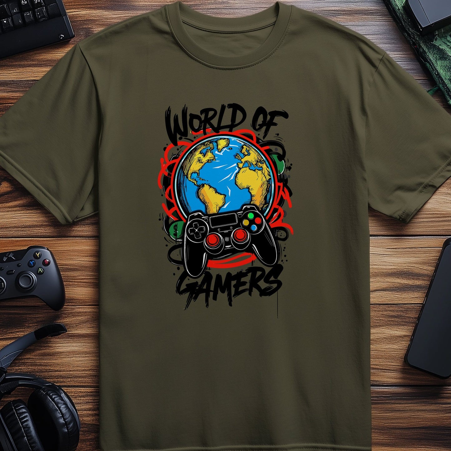 Gamer41 T-shirt Globe